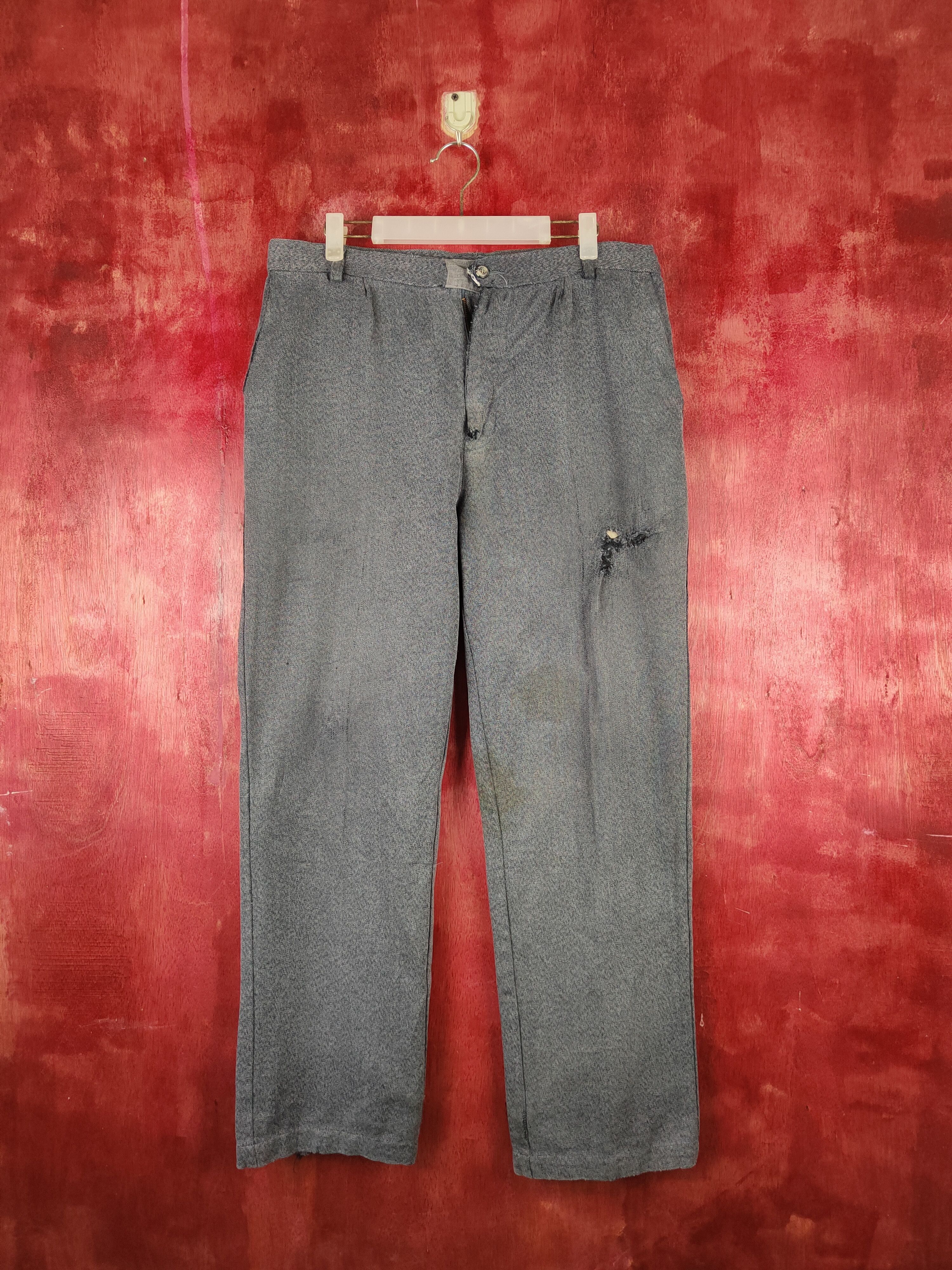 Dockers Dockers Blue vintage ripped distressed Casual Pants #S1291 Size US 32 / EU 48 - 1 Thumbnail