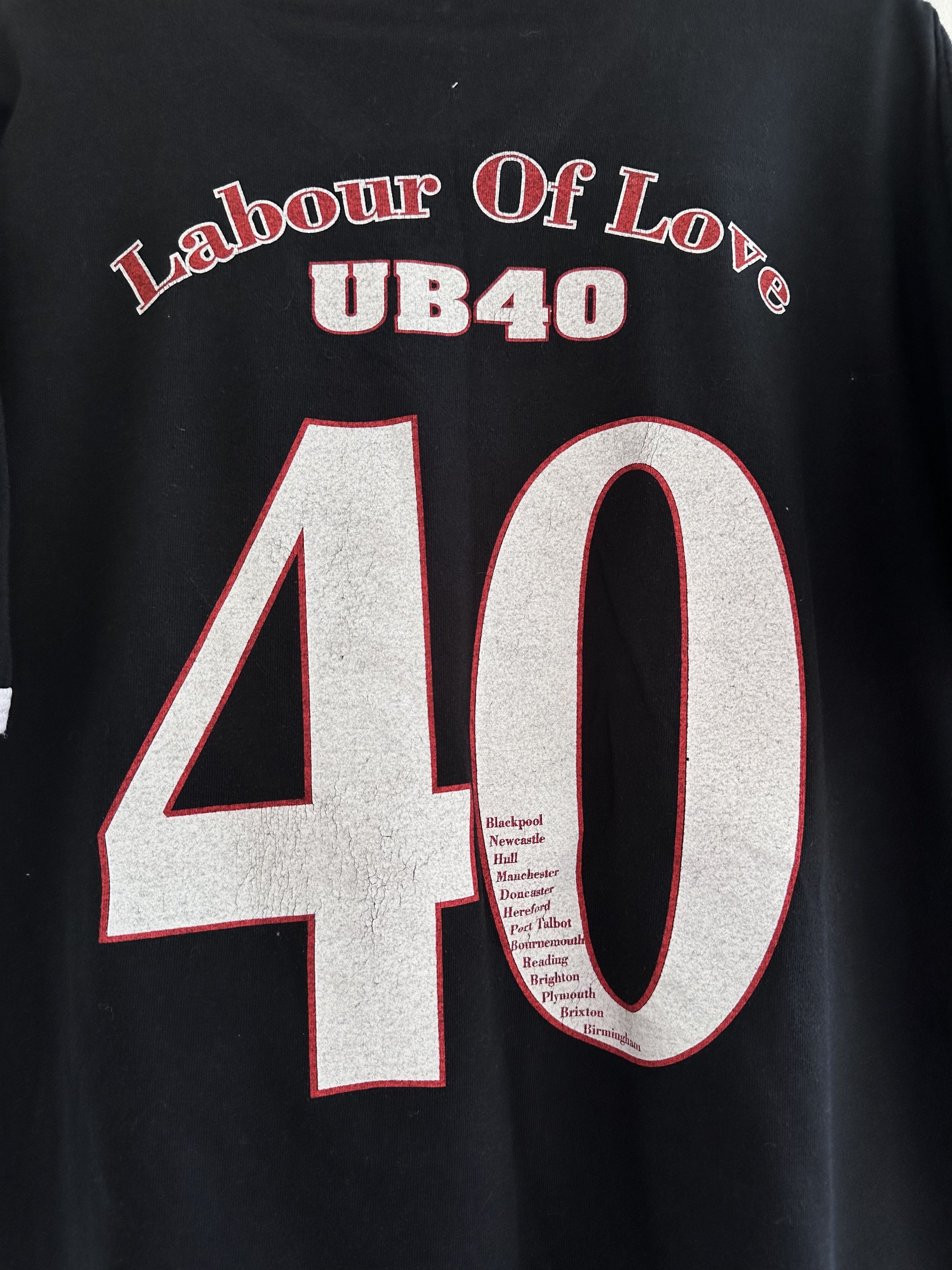Band Tees × Vintage UB40 labour of love 3 tour 1998 t shirt Size US XL / EU 56 / 4 - 7 Thumbnail