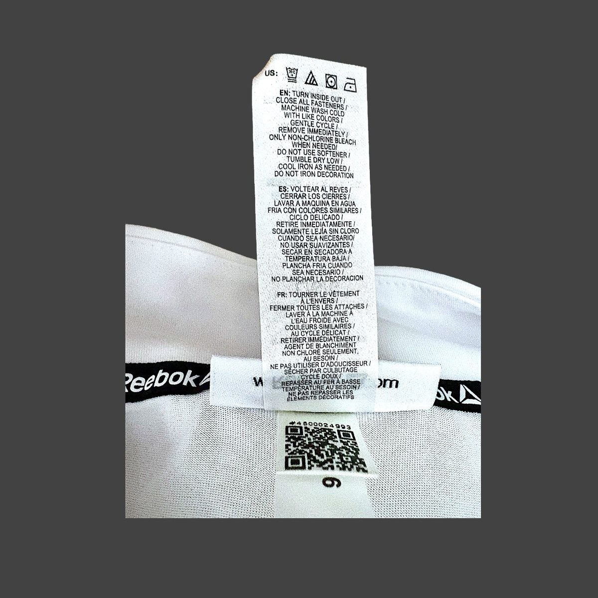 Reebok Reebok Men’s White Trail Long Sleeve Active Sweatshirt Sz L Size US L / EU 52-54 / 3 - 18 Thumbnail