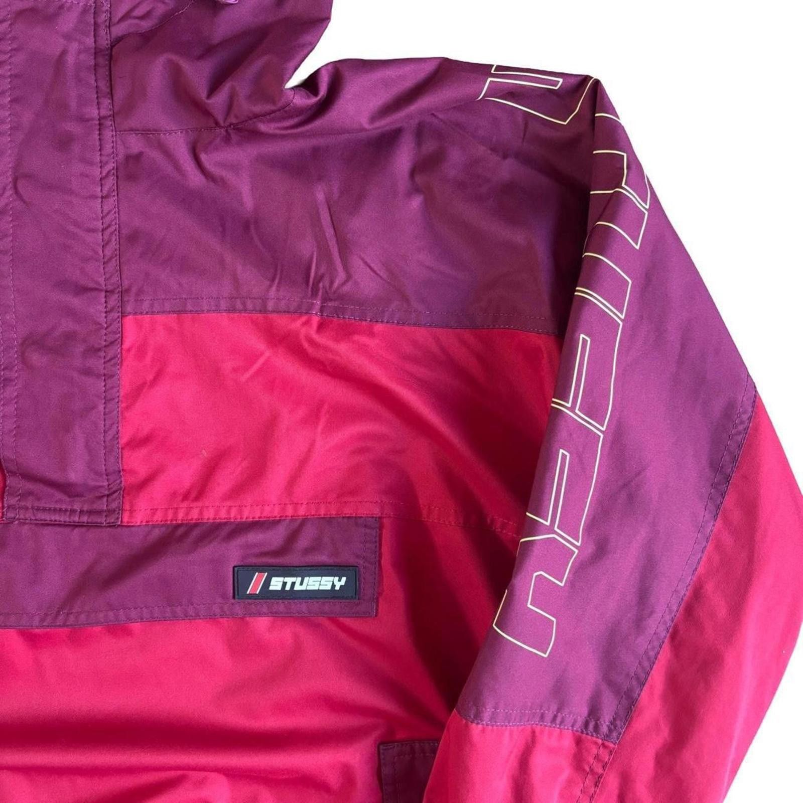 Stussy Stussy Quarter Zip Windbreaker Red Small Size US S / EU 44-46 / 1 - 2 Thumbnail