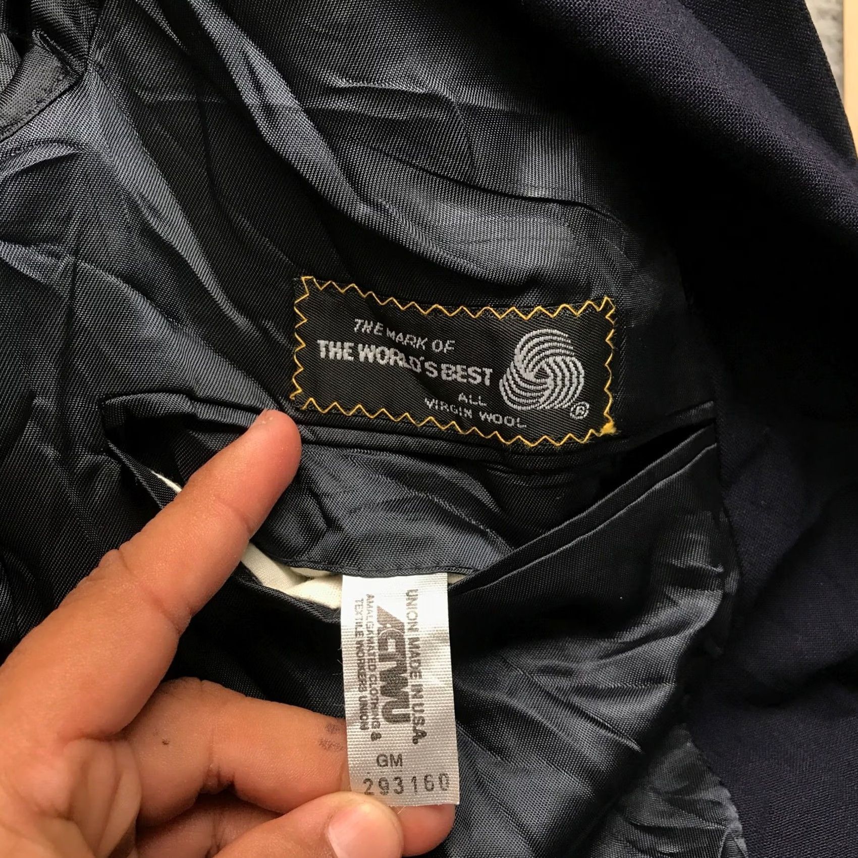 Ralph Lauren VINTAGE Ralph Lauren Polo University Coat Blazer Wool Navy Men L 44 in Solid Notch Lapel Button Pockets Lined 90s Preppy Cadet Formal Mens Size US L / EU 52-54 / 3 - 4 Thumbnail