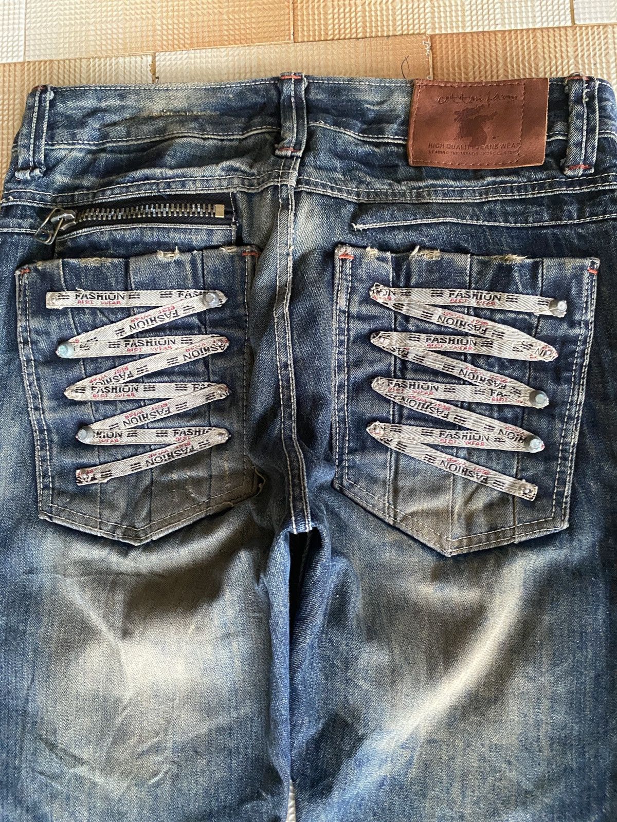 Beauty Beast × PPFM Vintage cotton farm denim Size US 33 - 8 Thumbnail