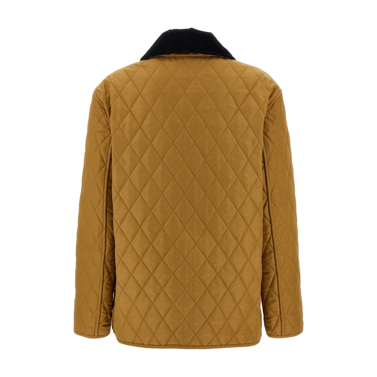 Burberry BURBERRY Dranefeld Beige/Brown Quilted Jacket New & Authenti Size L / US 10 / IT 46 - 2 Thumbnail