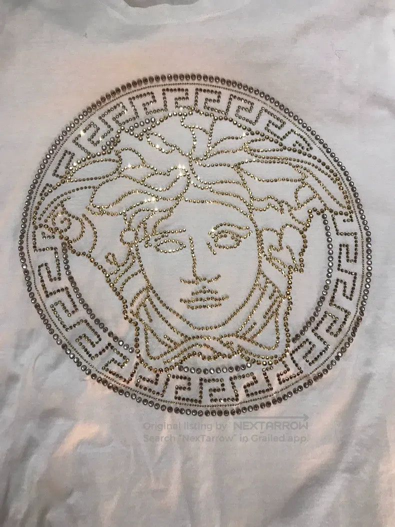 Versace Versace Short-sleeved T-shirt set with diamonds Size US XL / EU 56 / 4 - 1 Thumbnail
