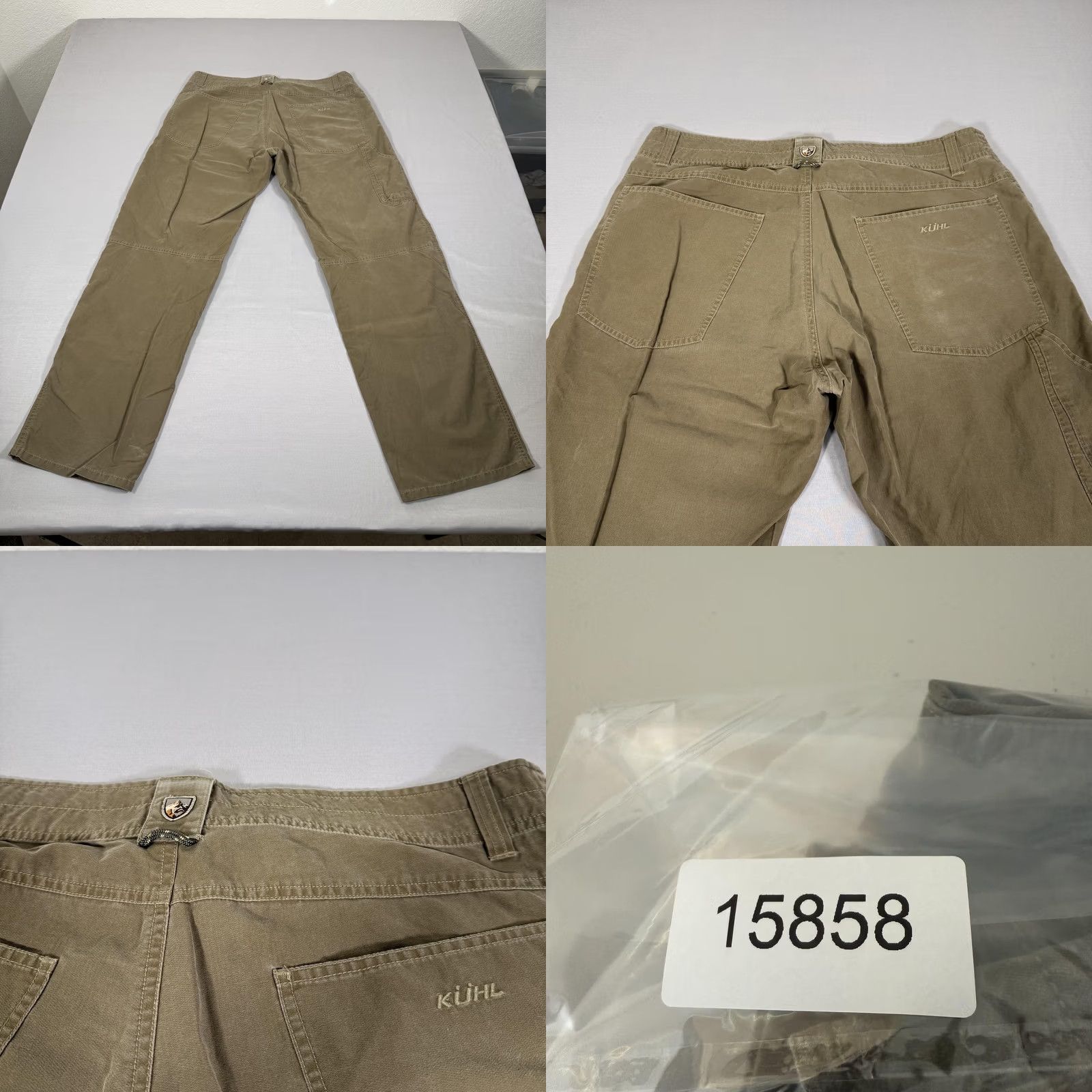 Vintage Kuhl Revolvr Pants Mens 36x32 Brown Straight Fit Lightweight Outdoor Hiking Zipper Fly Cargo Pocket Casual Travel Size US 36 / EU 52 - 9 Thumbnail