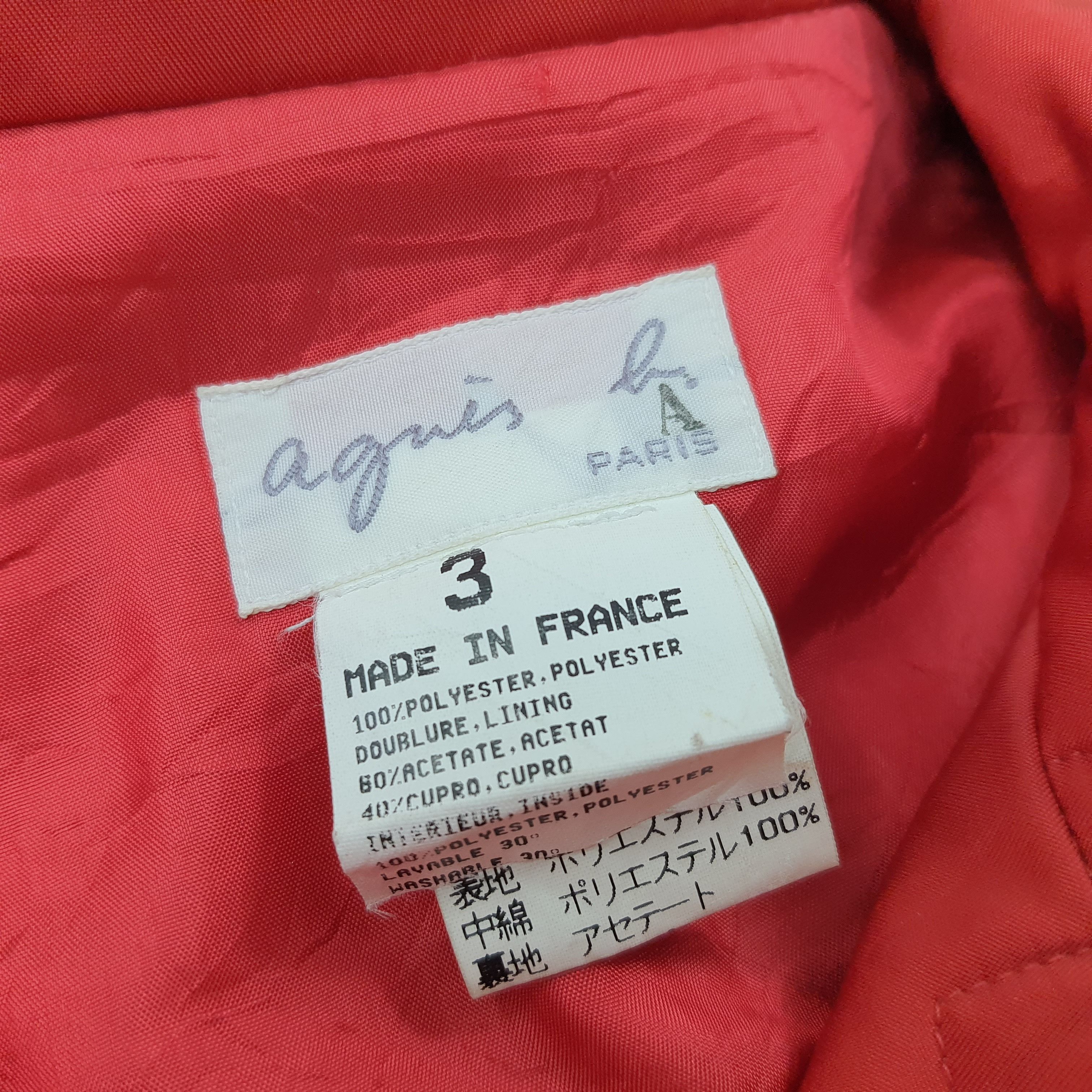 Designer × Vintage × agnes b. Vintage Agnes b. Pasir Designer Jacket Size S / US 4 / IT 40 - 4 Thumbnail
