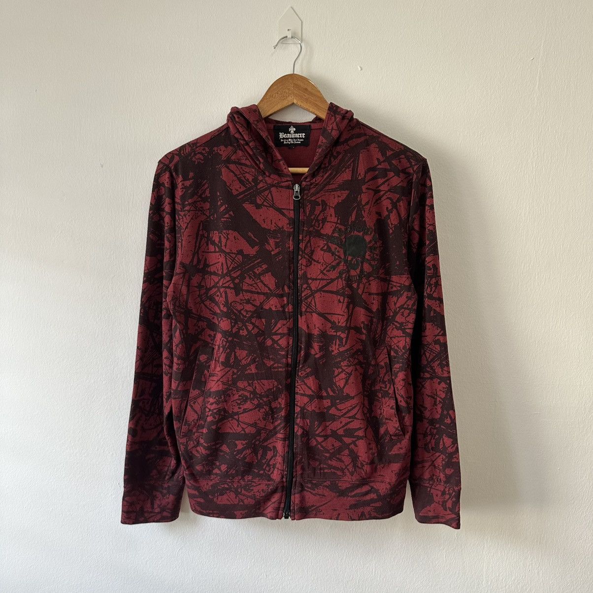 Beaumere Beaumere Skull Splash Zipper Hoodie Size US M / EU 48-50 / 2 - 1 Thumbnail