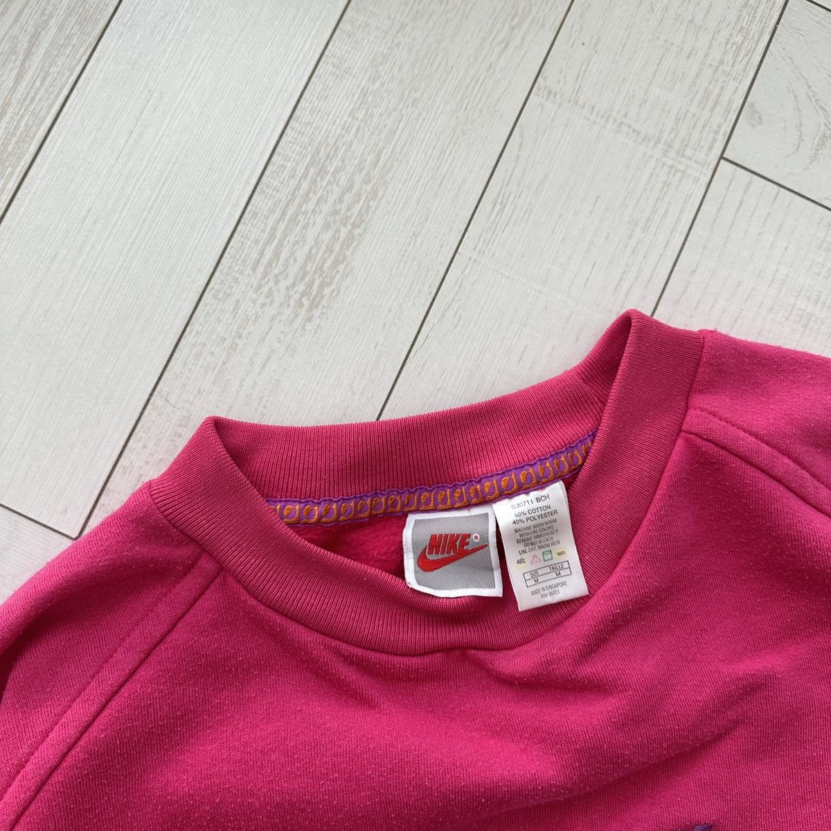 Nike Vintage 90s Nike There is no finish line y2k hype sweatshirt Size US M / EU 48-50 / 2 - 4 Thumbnail