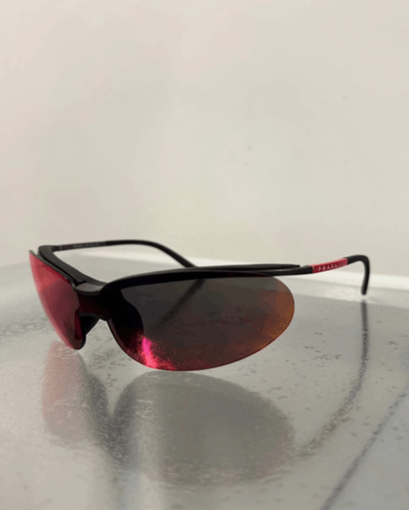 Prada PRADA Sunglasses Wrap Star Sport Rimless Luna Rossa Symbol Size ONE SIZE - 1 Thumbnail