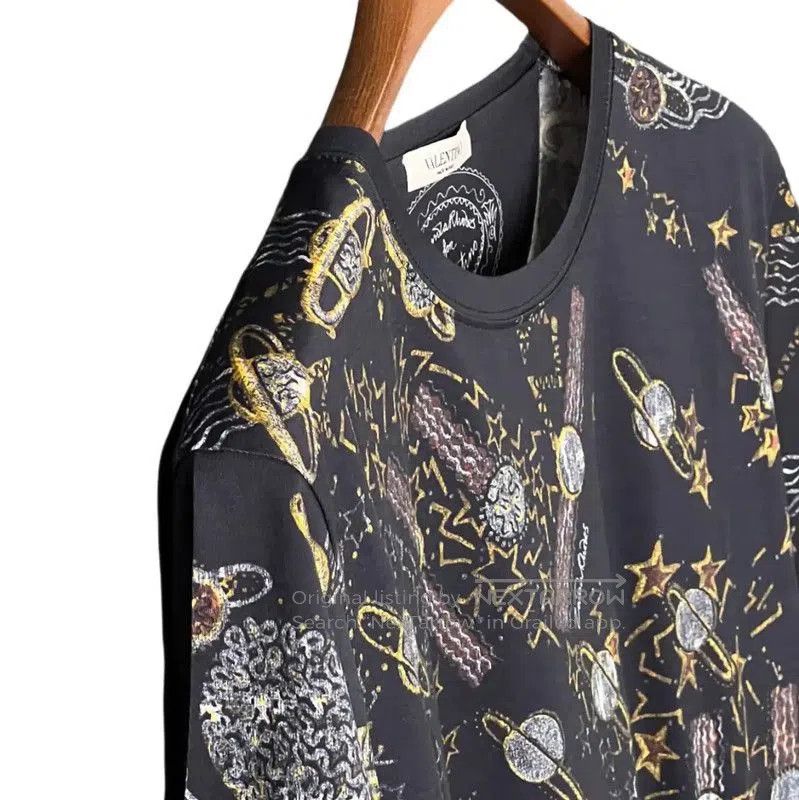 Valentino Valentino Multicolor Cotton Print Short Sleeve T-shirt . Size US S / EU 44-46 / 1 - 6 Thumbnail