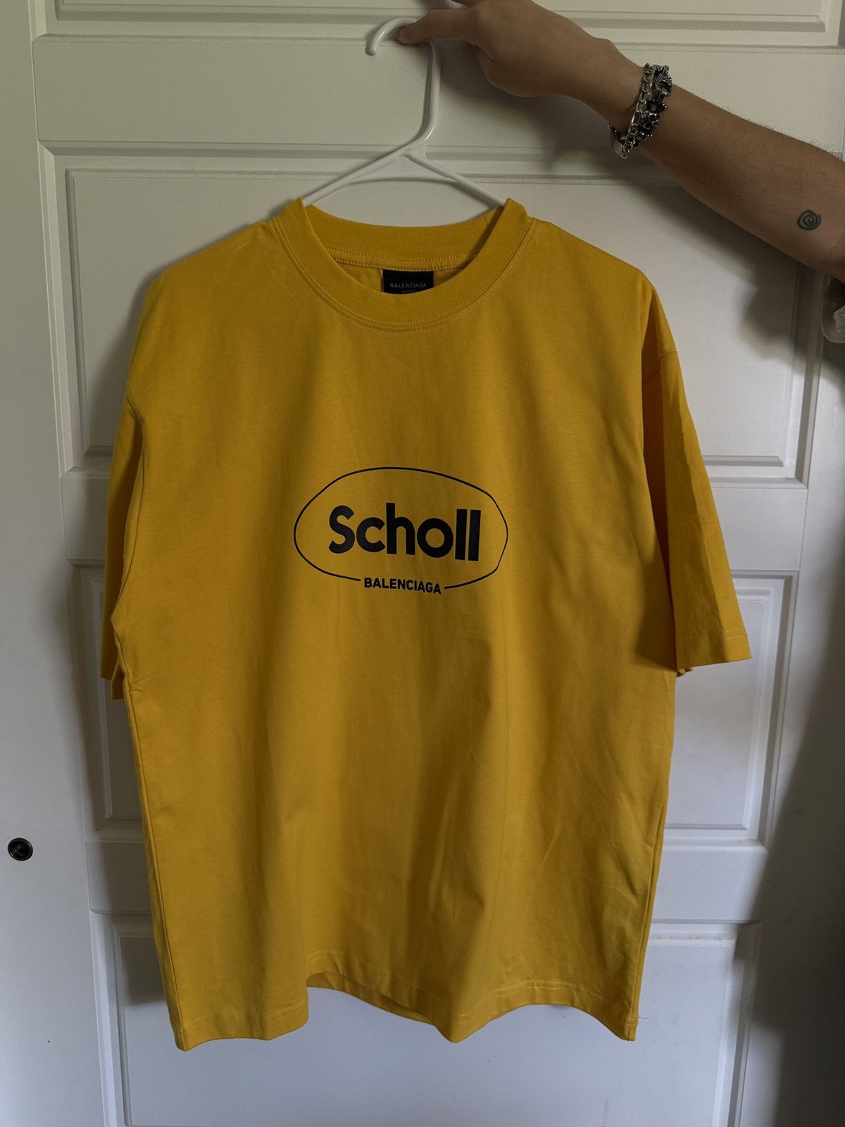 Balenciaga × Scholl Balenciaga x Scholl Tee Size US S / EU 44-46 / 1 - 1 Thumbnail