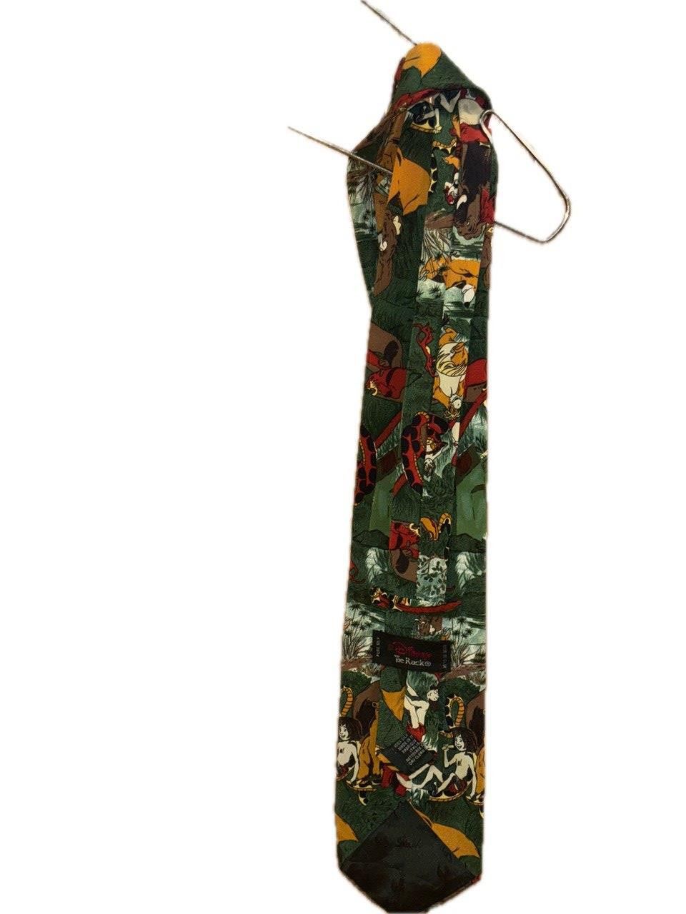 Disney Disney Mowgli silk tie, made in Italy, vintage Size ONE SIZE - 2 Thumbnail