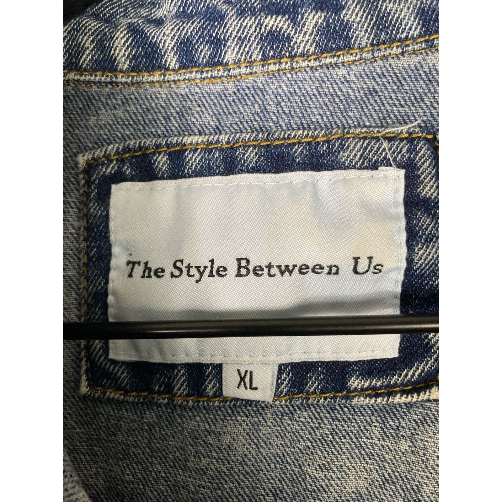 Other Denim Jacket Acid Wash Womens XL Cropped Stylish Comfortable Size XL / US 12-14 / IT 48-50 - 3 Thumbnail