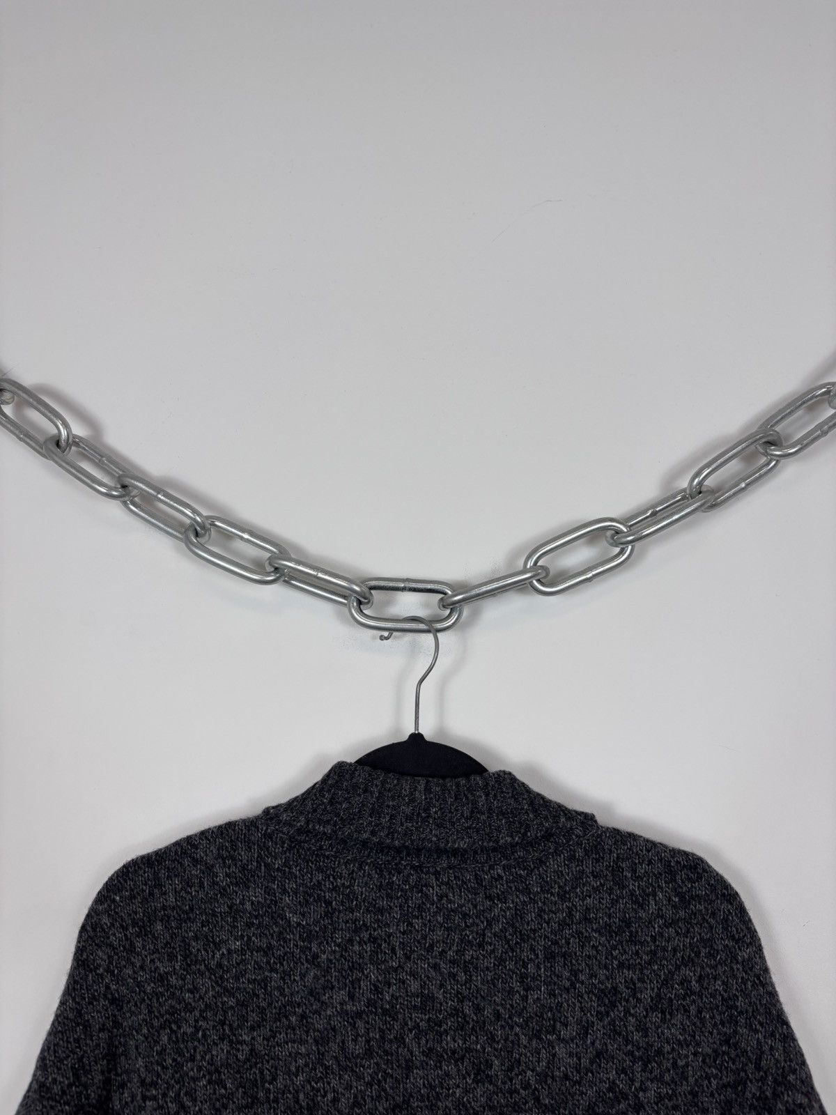 Moschino Vintage 1990s Moschino Women’s Grey Wool Full Zip Sweater Size M / US 6-8 / IT 42-44 - 15 Thumbnail