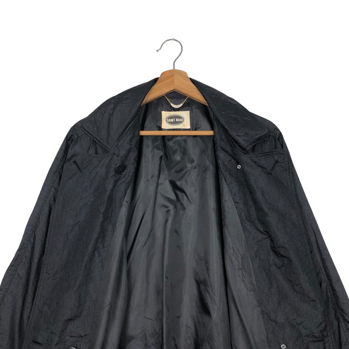 Designer 📌Rich Black - Vintage Fly Jacket Oversized Saint Road Japan Size US M / EU 48-50 / 2 - 15 Thumbnail