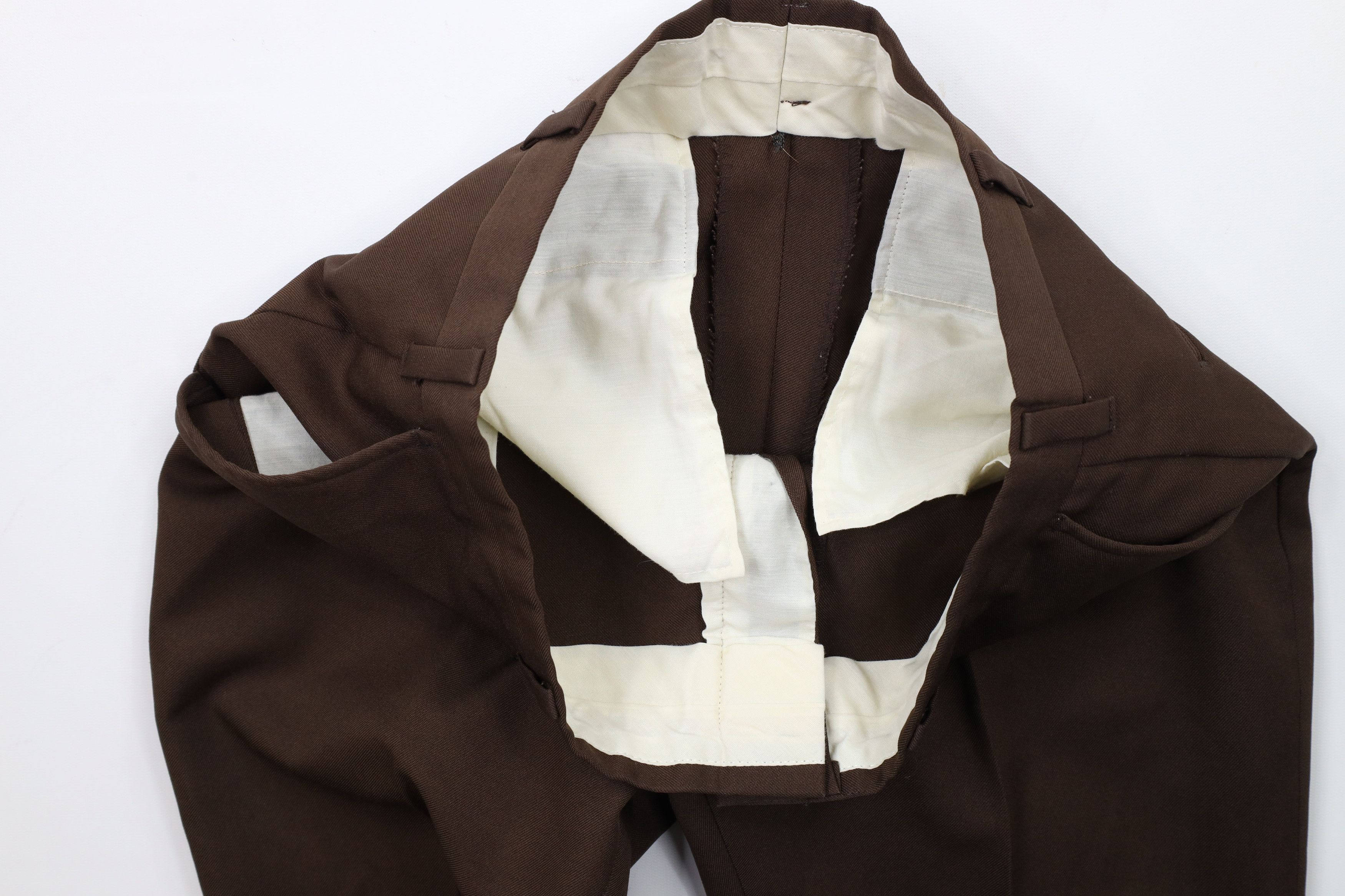 Vintage Vintage 70s Streetwear Flared Wide Leg Chino Pants Brown USA Size US 32 / EU 48 - 8 Thumbnail