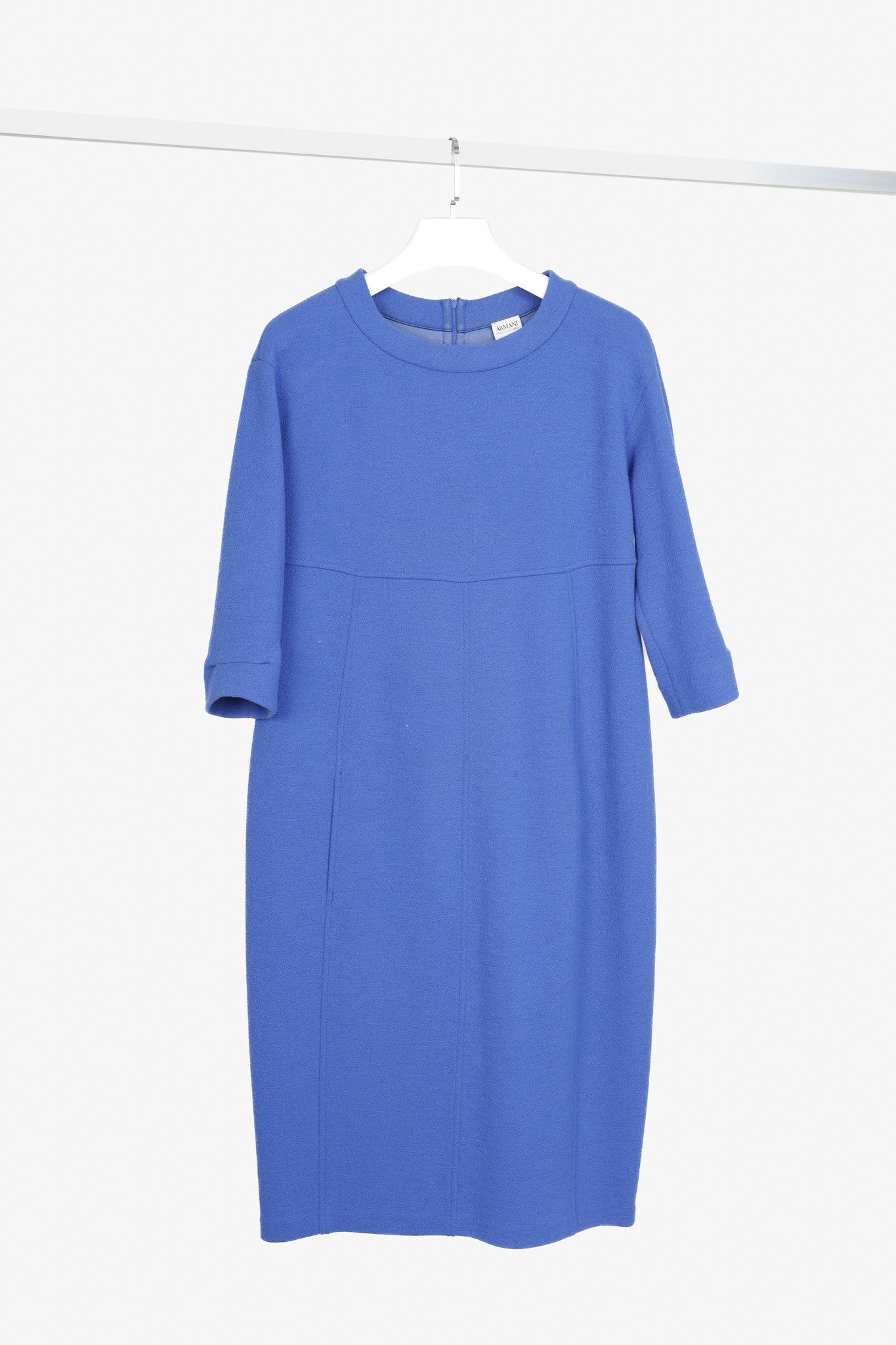 Armani Collezioni Armani Collezioni Blue Empire Dress Size XL / US 12-14 / IT 48-50 - 1 Thumbnail