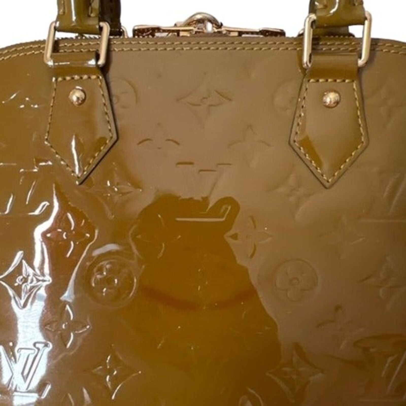 Louis Vuitton LOUIS VUITTON Patent Leather Monogram Vernis Alma PM Size ONE SIZE - 10 Thumbnail