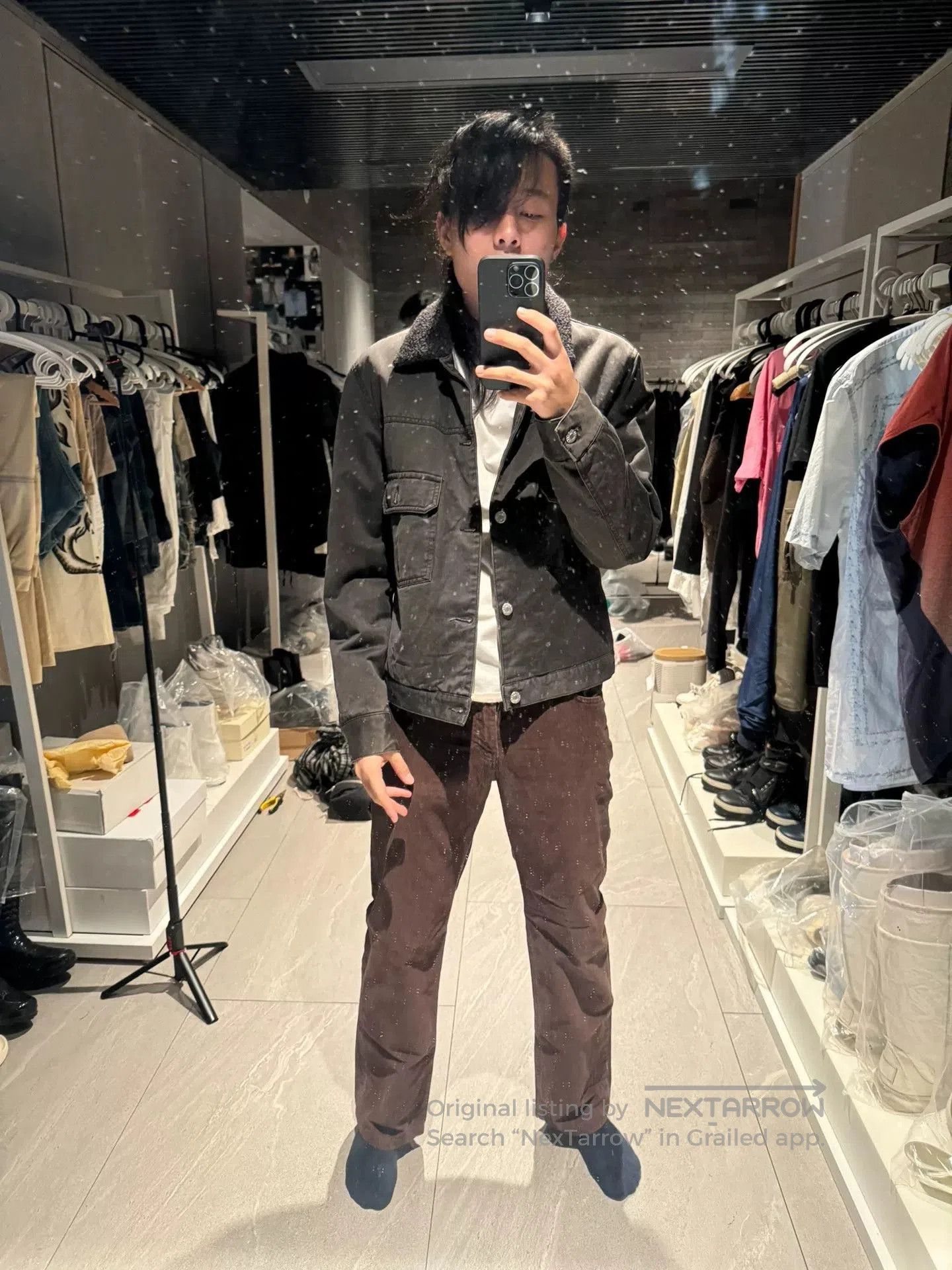 Helmut Lang vintage brown corduroy boot cut pants. Size US 30 / EU 46 - 7 Thumbnail