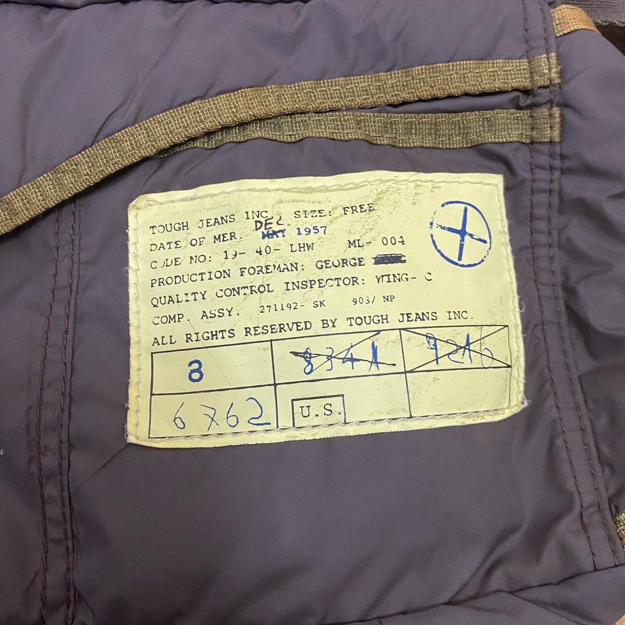 Japanese Brand TOUGH JEANSMITH crossbody waist multi pocket military bag Size ONE SIZE - 4 Thumbnail