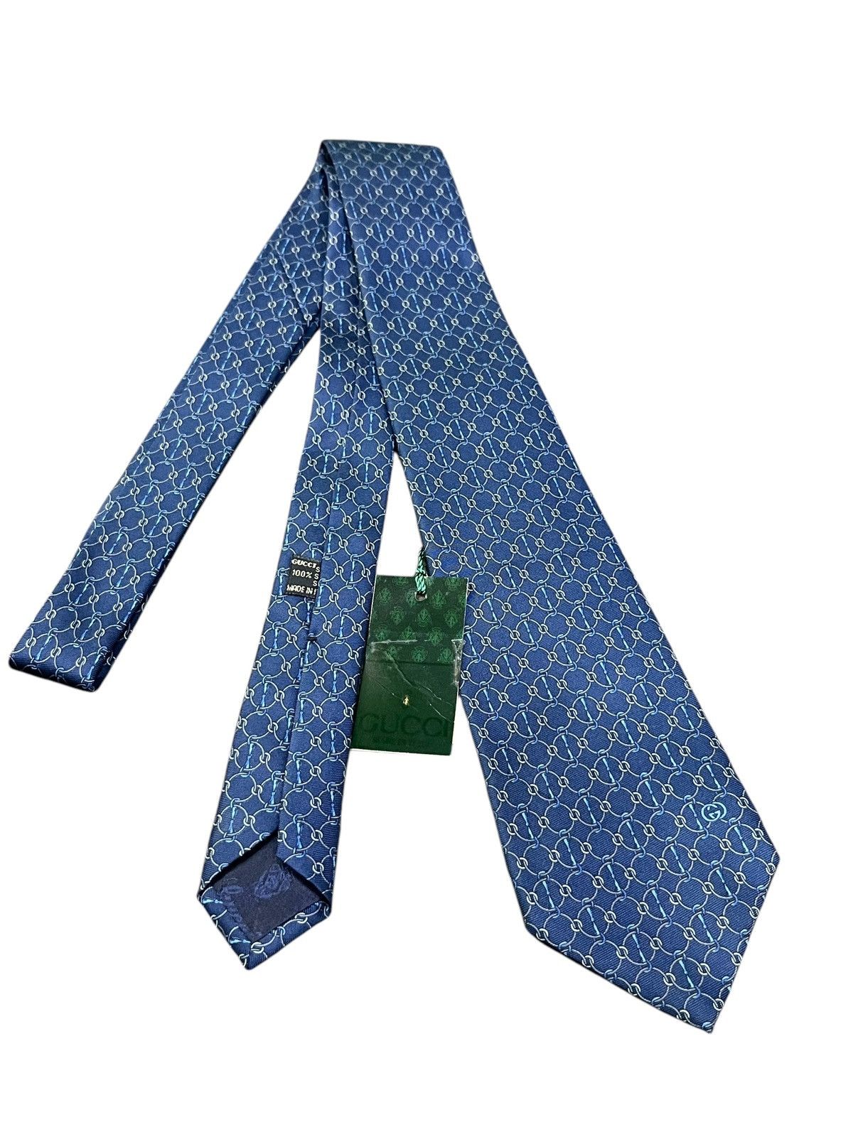 Gucci Vintage 90’s GUCCI Silk Necktie Made In ITALY NEW OLD STOCK Size ONE SIZE - 2 Thumbnail