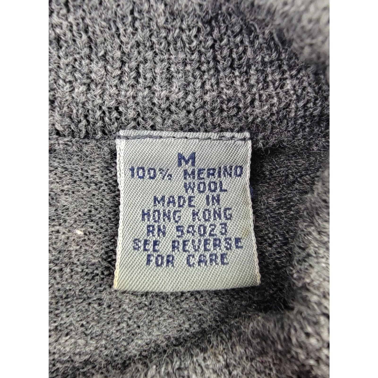 Gap VINTAGE Gap Sweater Mens Medium Gray 100% Merino Wool Crew Neck Pullover Size US M / EU 48-50 / 2 - 4 Thumbnail
