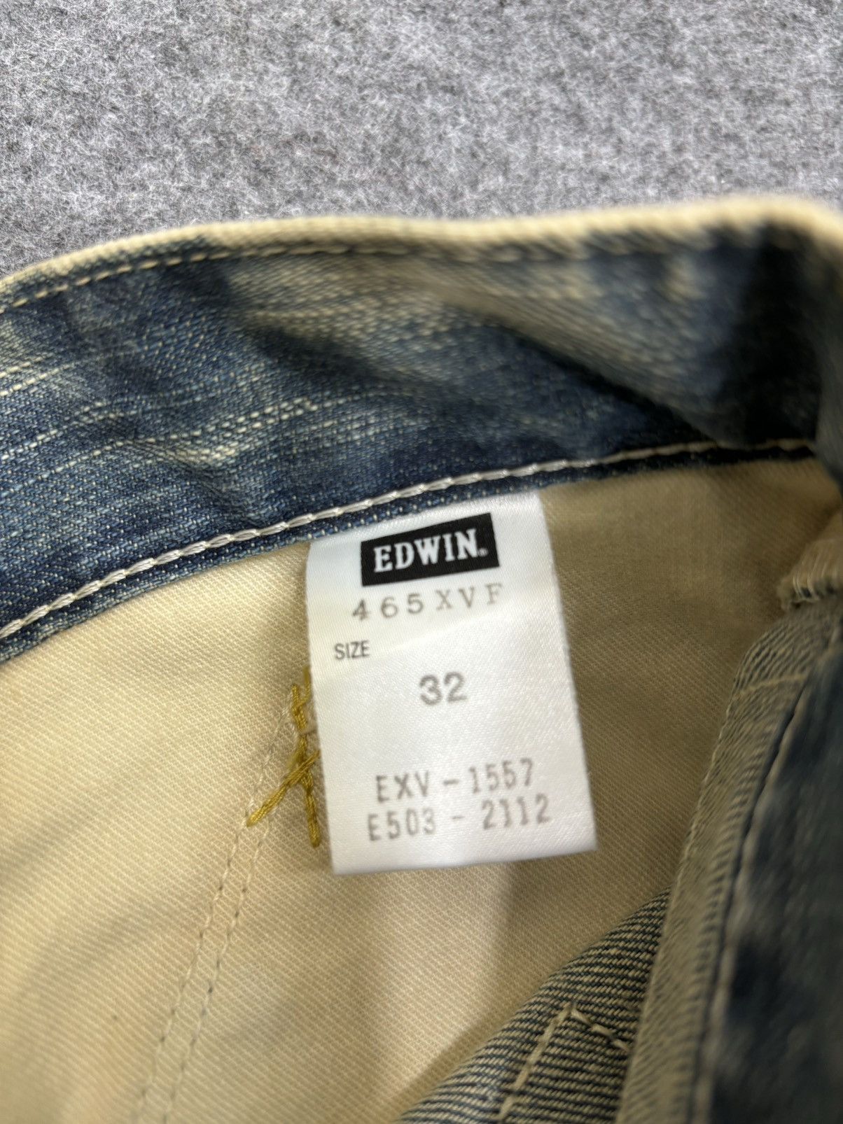 Edwin 💥EFunction💥Edwin Wide Curve Aging Style Denim F577 Size US 33 - 17 Thumbnail
