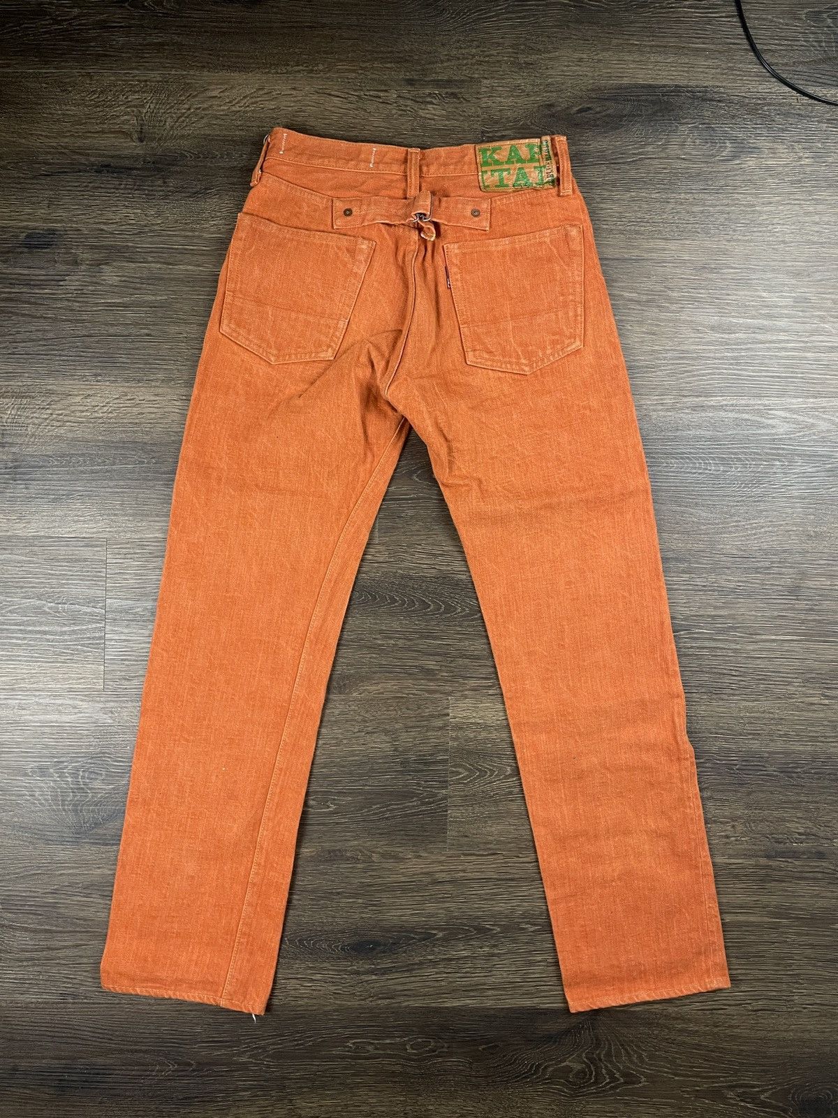 Kapital Orange "Cisco" Denim Size 26" / US 2 / IT 38 - 2 Thumbnail