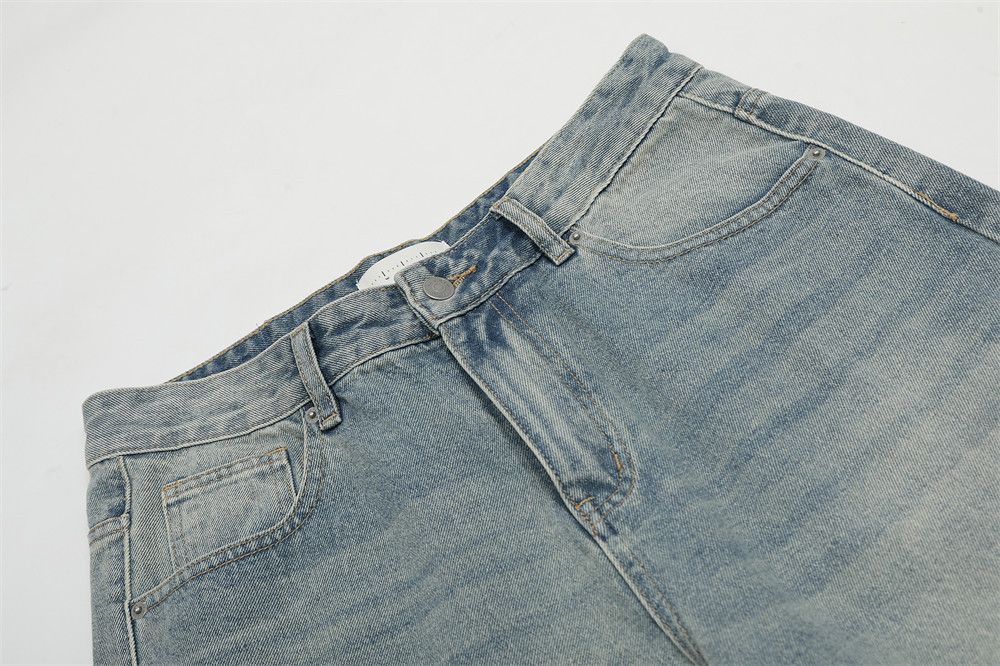 Japanese Brand × Vintage American retro loose casual distressed simple jeans Size US 32 / EU 48 - 4 Thumbnail