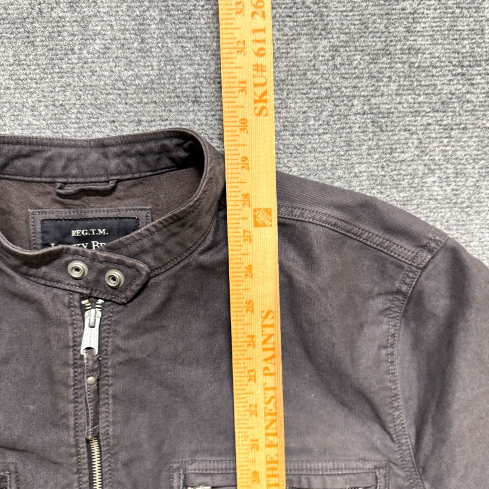 Lucky Brand Lucky Brand Bonneville Racer Jacket Navy Blue Moto Biker Men 2XL Quilted Cotton Jacket Size US XXL / EU 58 / 5 - 5 Thumbnail