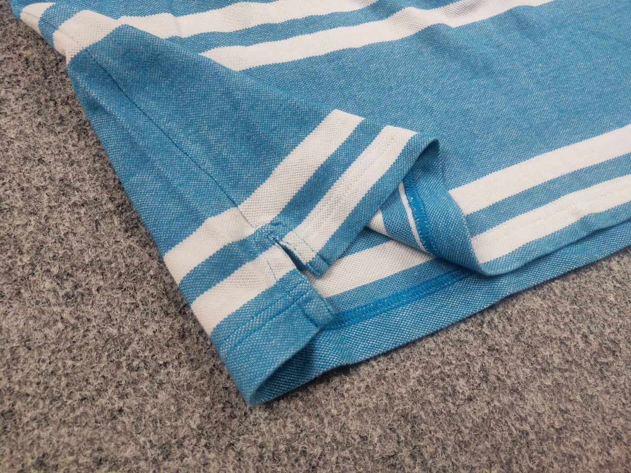 Lacoste Lacoste Regular Fit striped blue polo shirt Vintage Tee Size US M / EU 48-50 / 2 - 6 Thumbnail