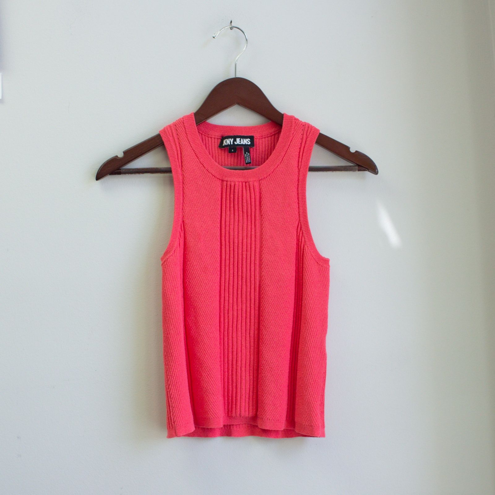 DKNY DKNY Knit Tank Pink Size Small Size S / US 4 / IT 40 - 1 Thumbnail