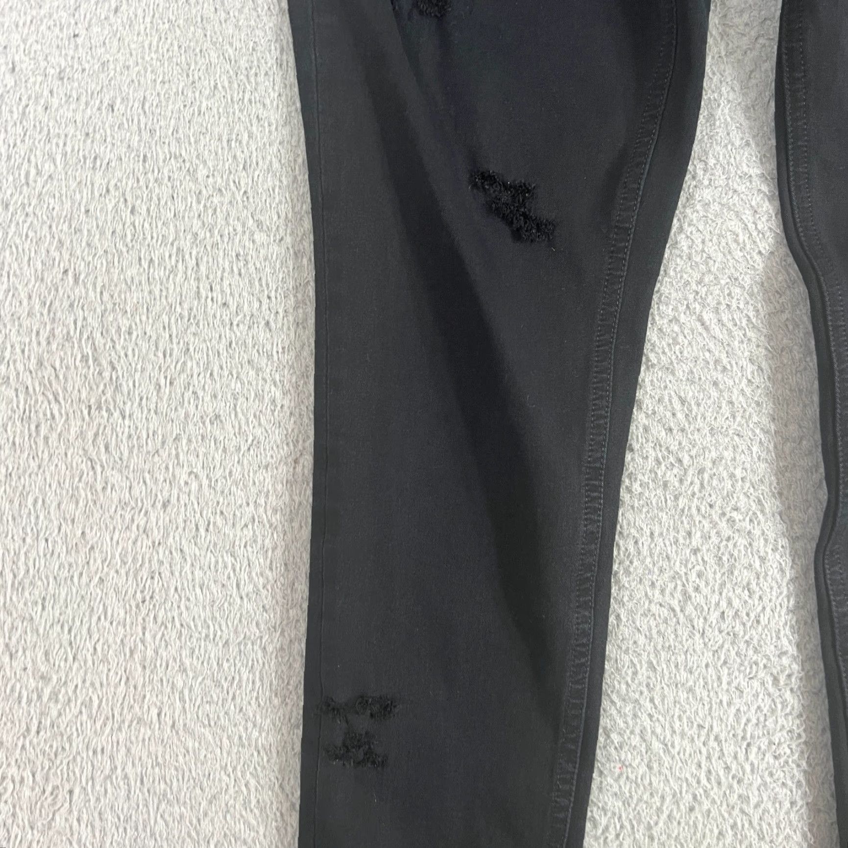 Rag & Bone VINTAGE? Wait it's Rag & Bone Ankle Skinny Jeans Womens 28 Black Stretch Distressed Size 28" / US 6 / IT 42 - 3 Thumbnail