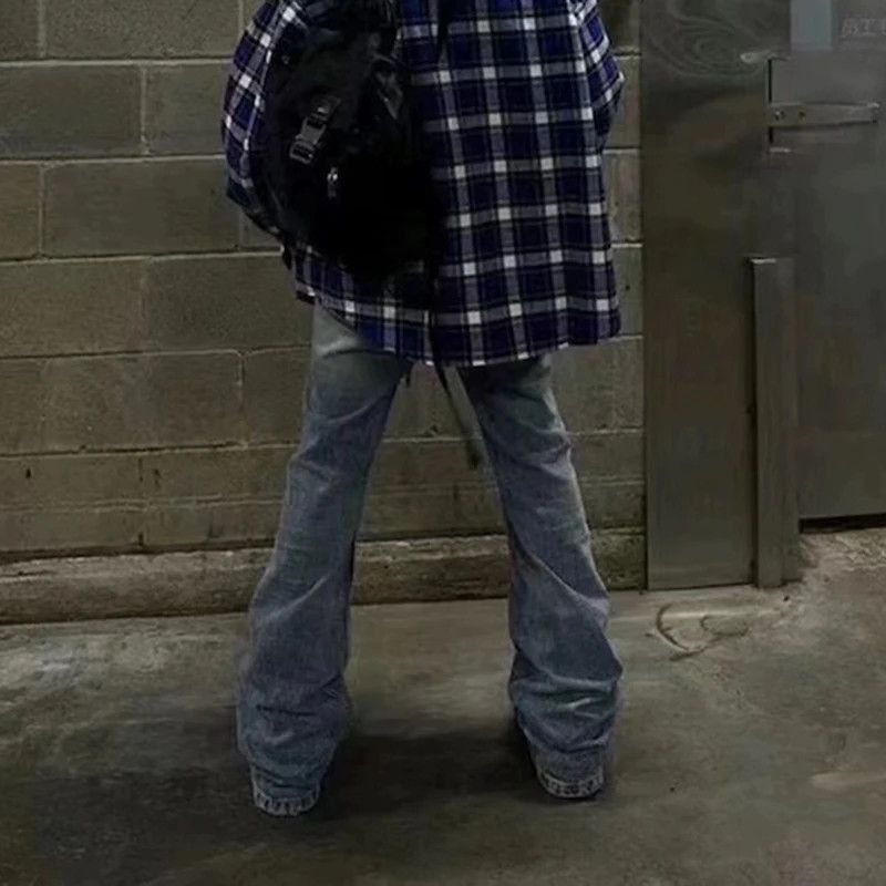 Men's Washed Baggy Jeans