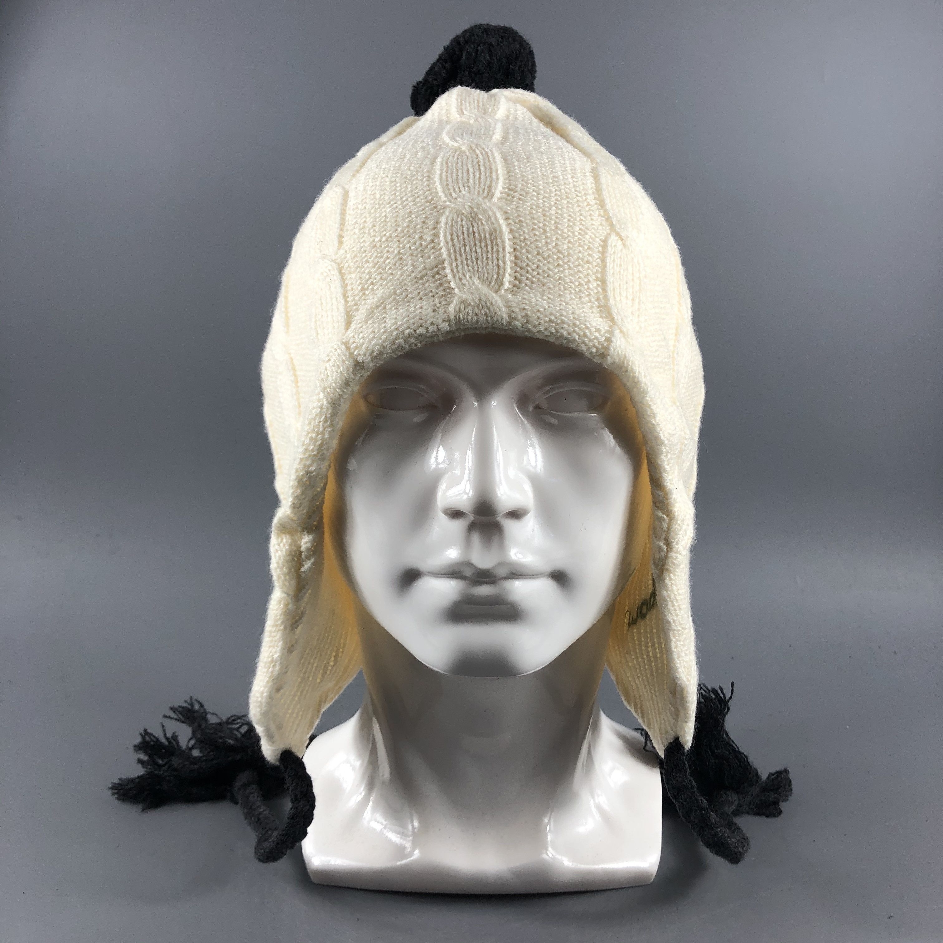 Oxbow × Vintage Oxbow Ear Flap Hat Beanie Snow Hat Snow Cap -D061 Size ONE SIZE - 7 Thumbnail