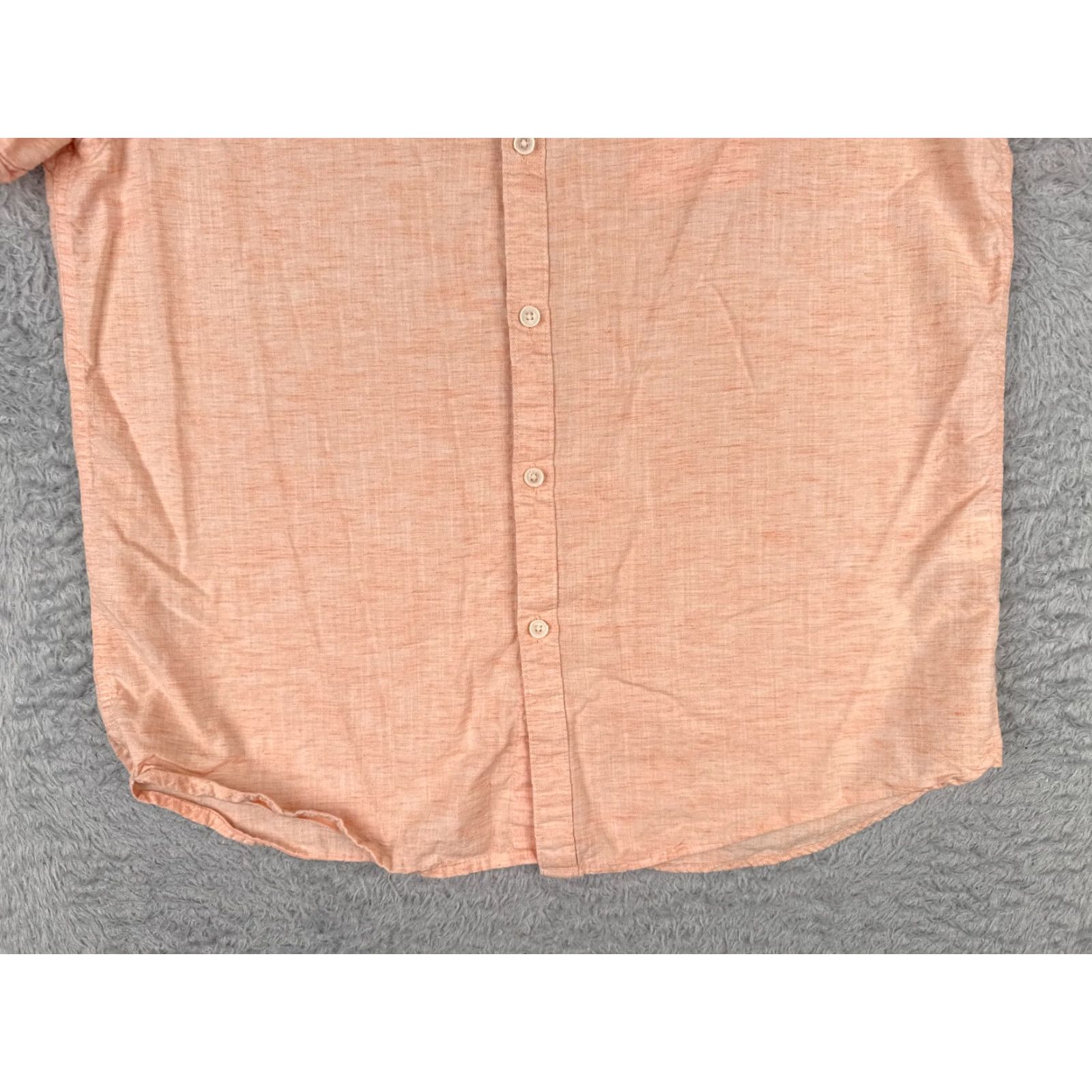 Vintage Cactus Man Shirt Adult Large Pink Orange slim Fit Cotton Lyocell Blend Size US L / EU 52-54 / 3 - 5 Thumbnail