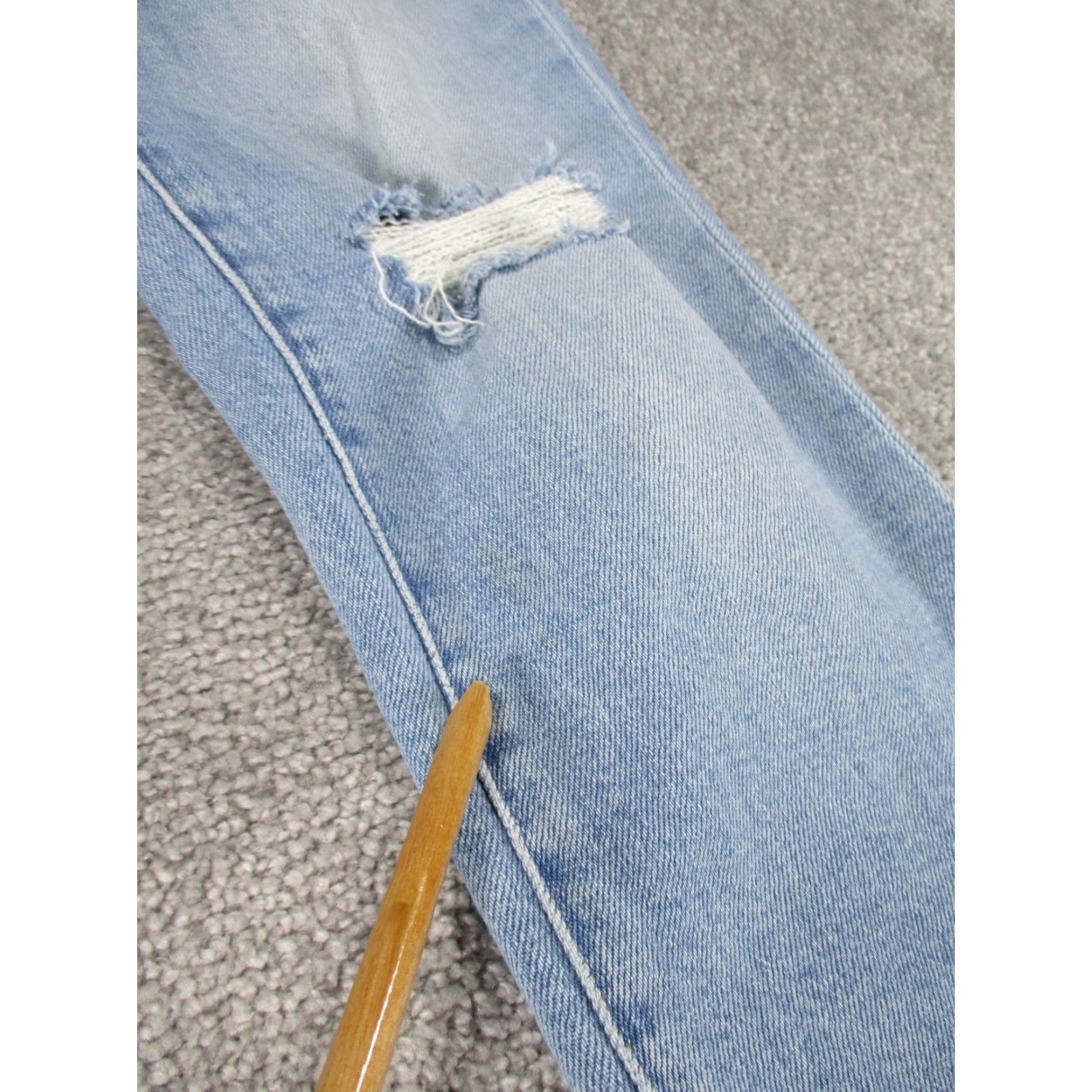 Madewell VINTAGE Madewell Jeans Women's 24 High Rise Light Wash Denim Tapered 90s Blues Women's Size 42" / US 20 - 2 Thumbnail