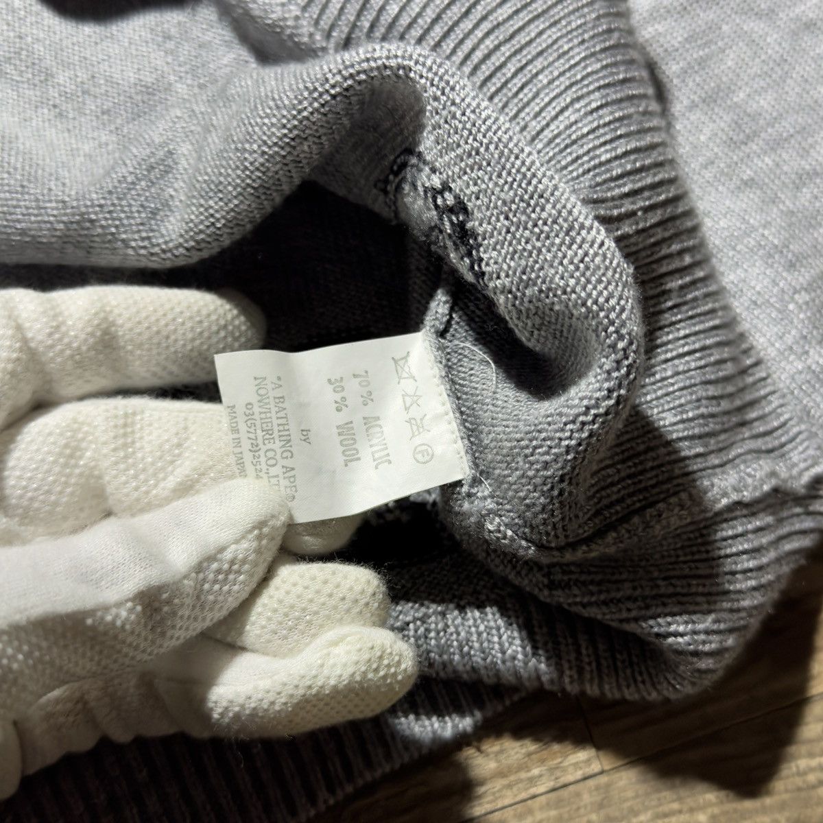 Bape 00s OG Bape face knit Size US L / EU 52-54 / 3 - 6 Thumbnail