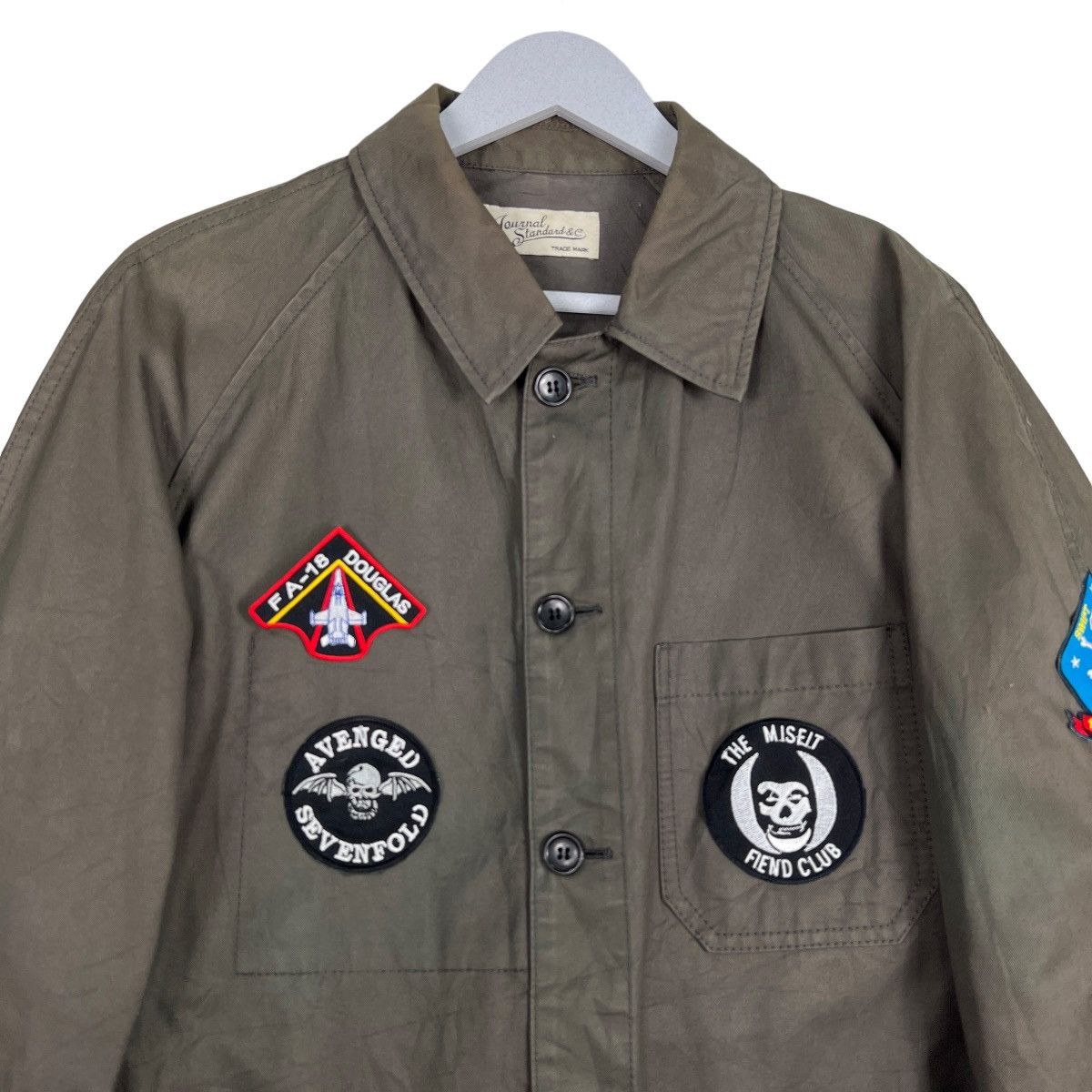 Journal Standard 🔥 Journal Standard patch military jacket Made in japan Size US M / EU 48-50 / 2 - 3 Thumbnail