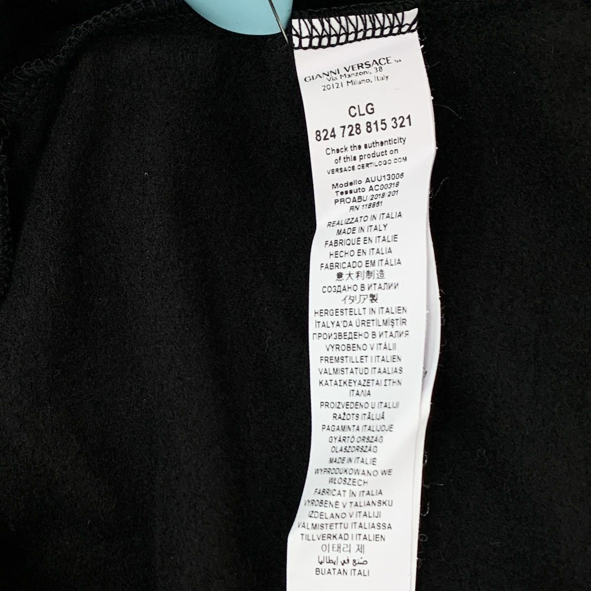 Versace Versace Black Medusa Head Long Sleeve Sweatshirt K26WX Size US L / EU 52-54 / 3 - 7 Thumbnail