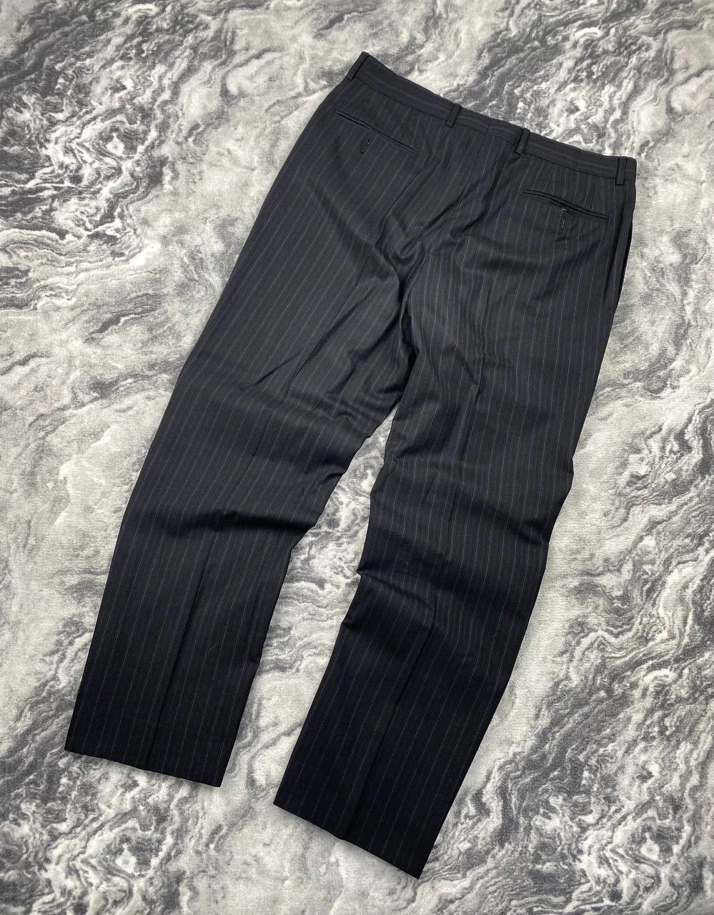 Burberry Burberry Suit 2 Piece Wool Striped Blazer And Pants Size 52R - 15 Thumbnail
