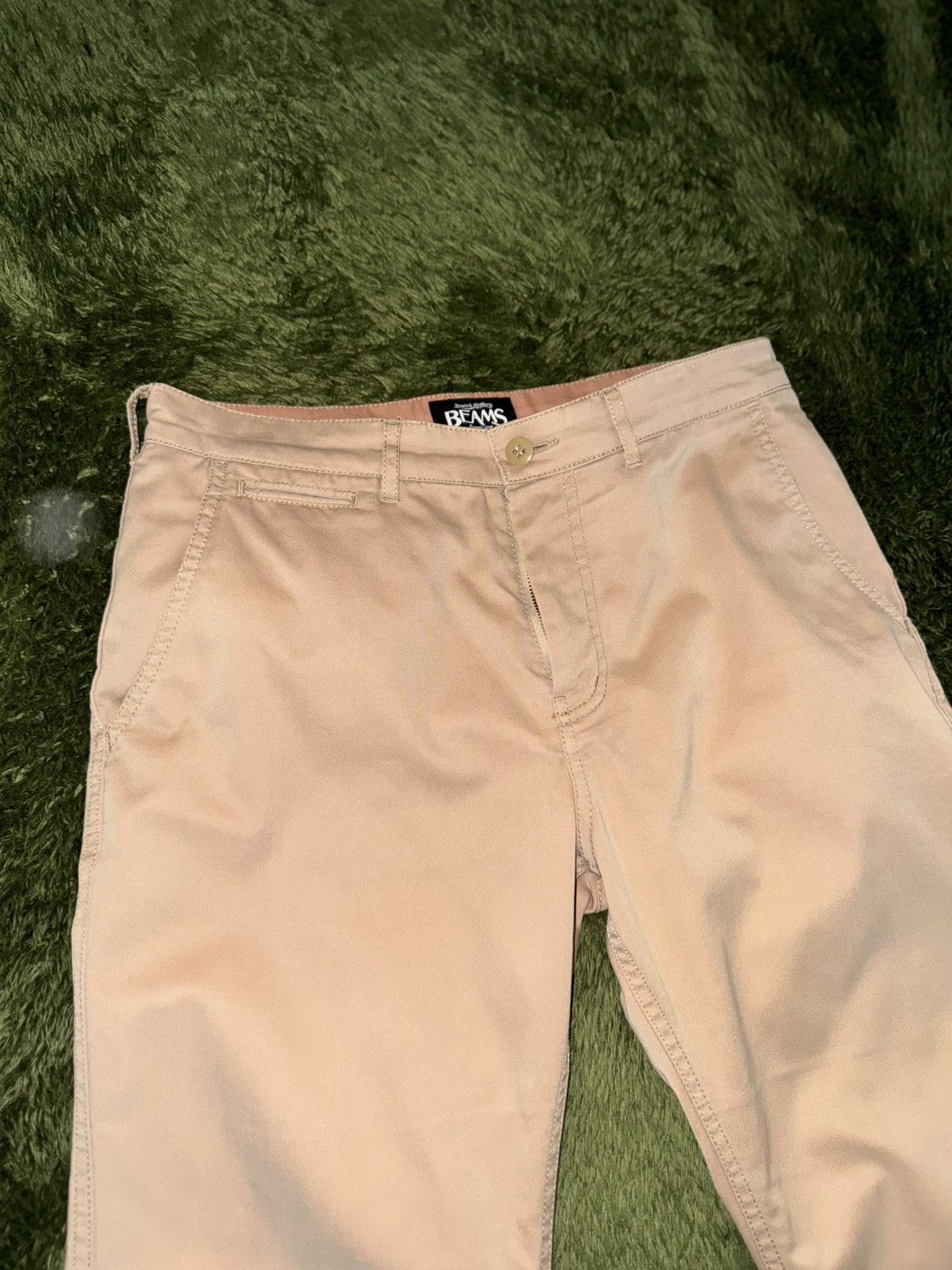 Beams Japan [M] Beams Japan Cotton Chino Pants Beige Size US 32 / EU 48 - 4 Thumbnail
