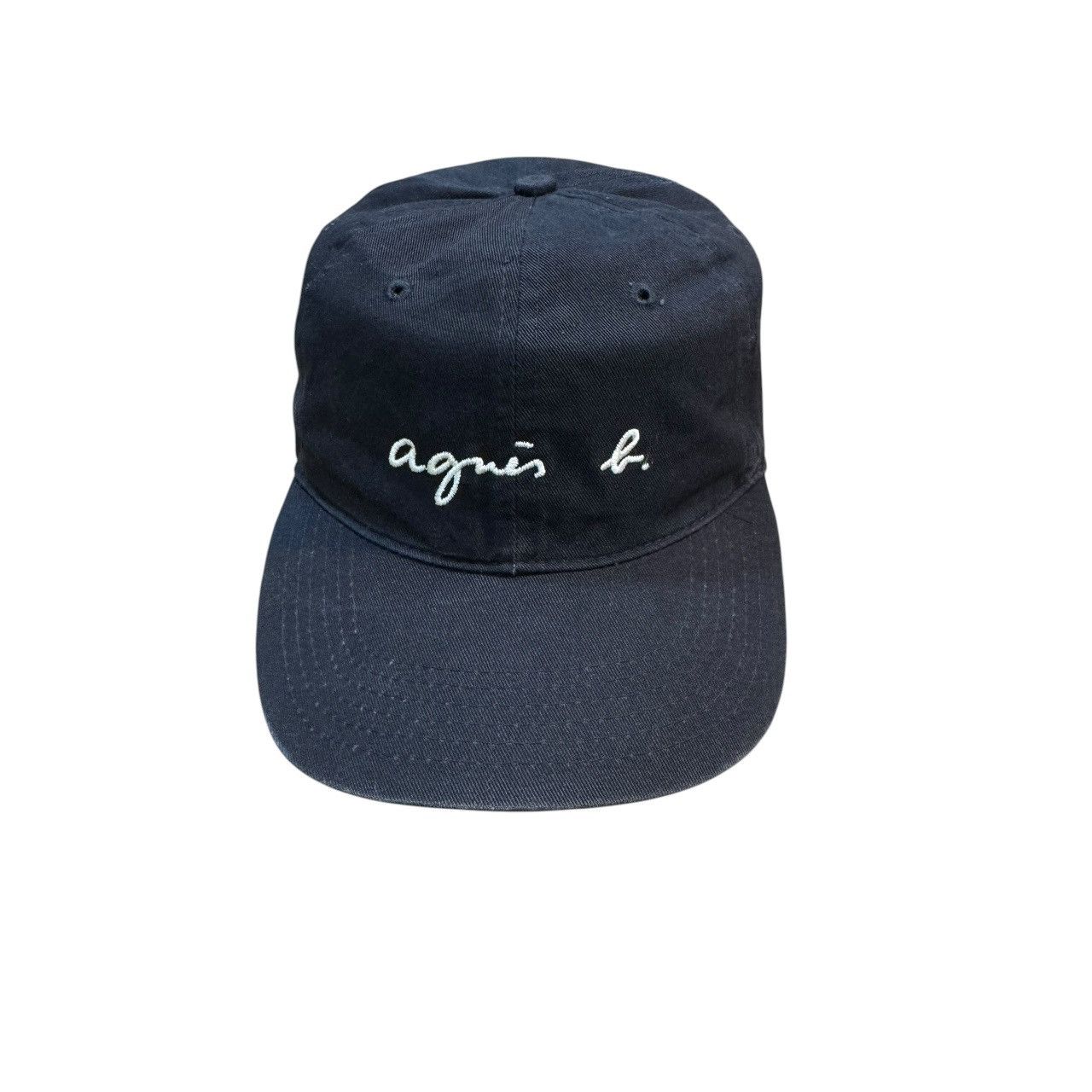Designer × Vintage × agnes b. Vintage Agnes B. Embroidered Logo Adjustable Cap Size ONE SIZE - 1 Thumbnail