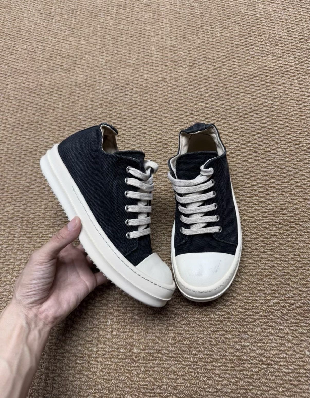 Rick Owens Rick Owens DRKSHDW Low Ramones K37 Size US 5 / IT 35 - 4 Thumbnail