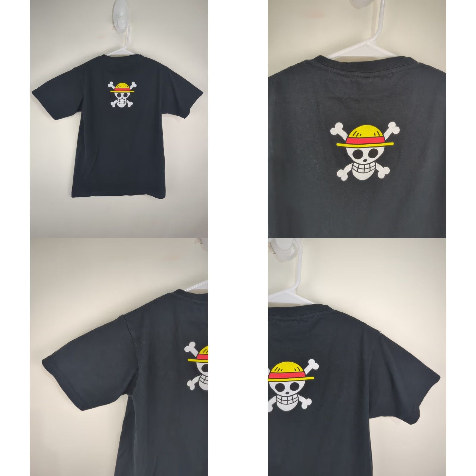 Vintage Vintage One Piece Wanted Monkey D Luffy Shirt Rock Star JG Puff Print Rare Size US S / EU 44-46 / 1 - 9 Thumbnail