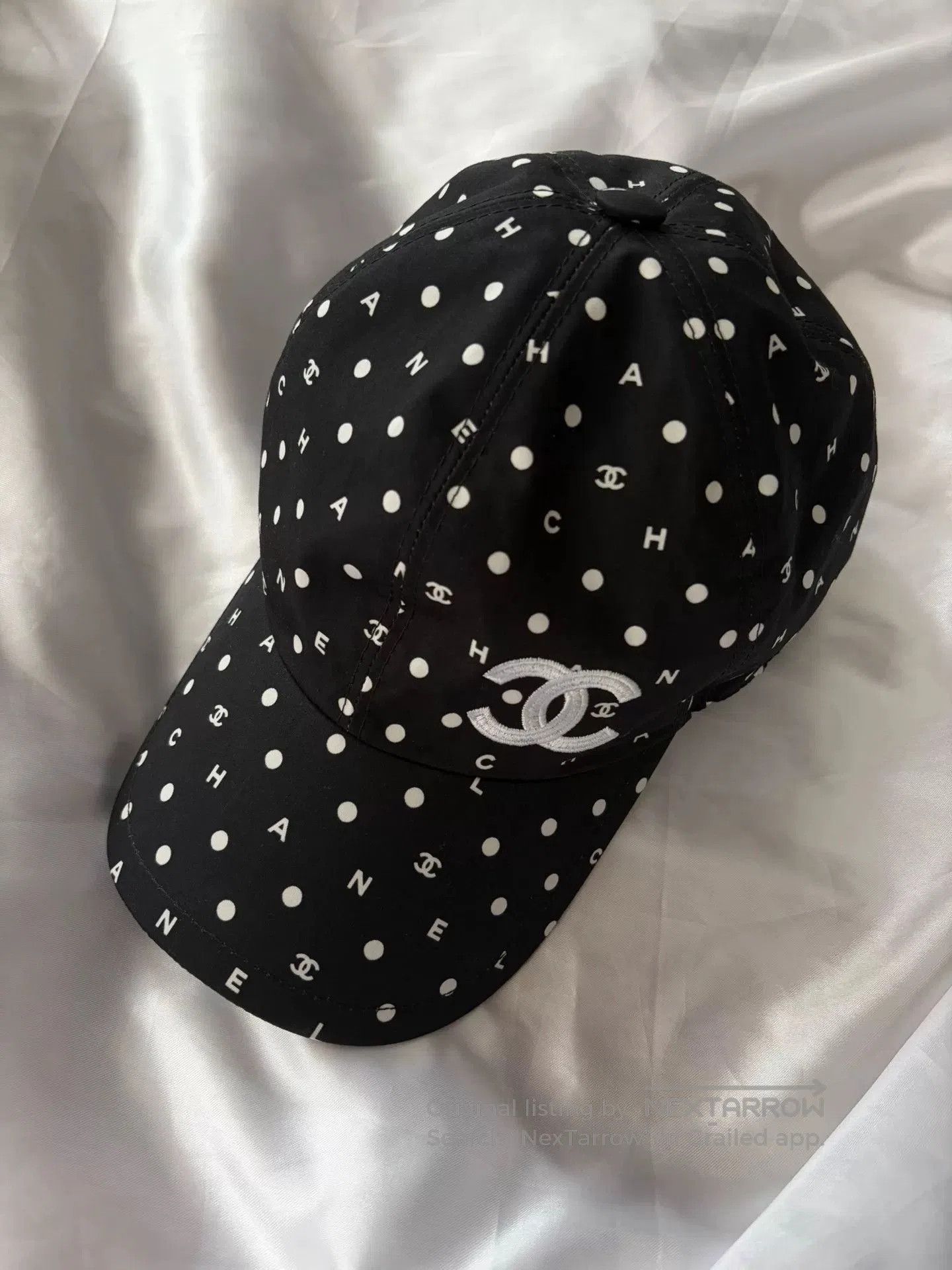 Chanel Chanel 24P Polka Dot Logo Baseball Cap. Size ONE SIZE - 1 Thumbnail