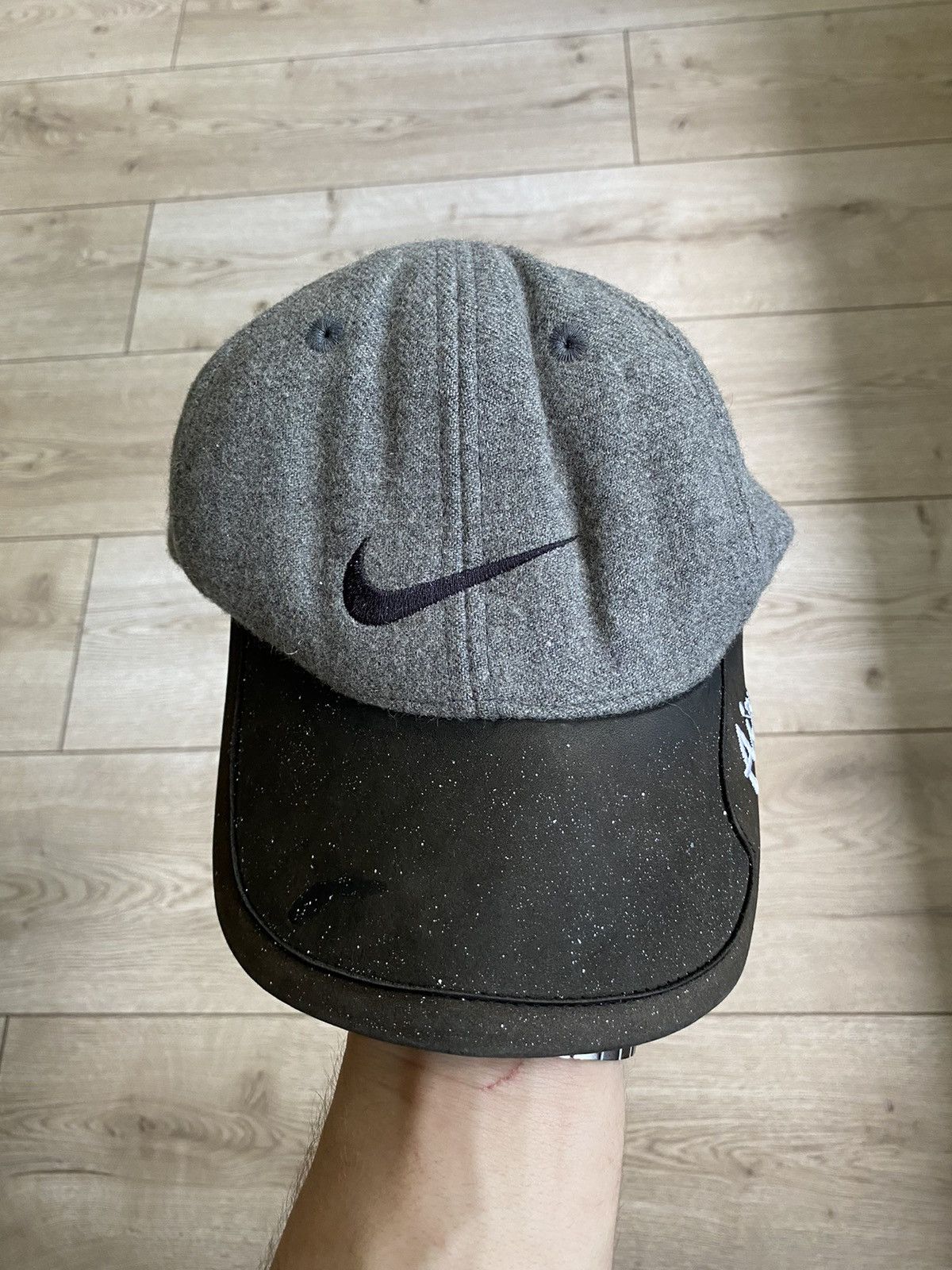 Nike × Vintage Vintage Nike y2k Wool Cap Hat Size ONE SIZE - 3 Thumbnail