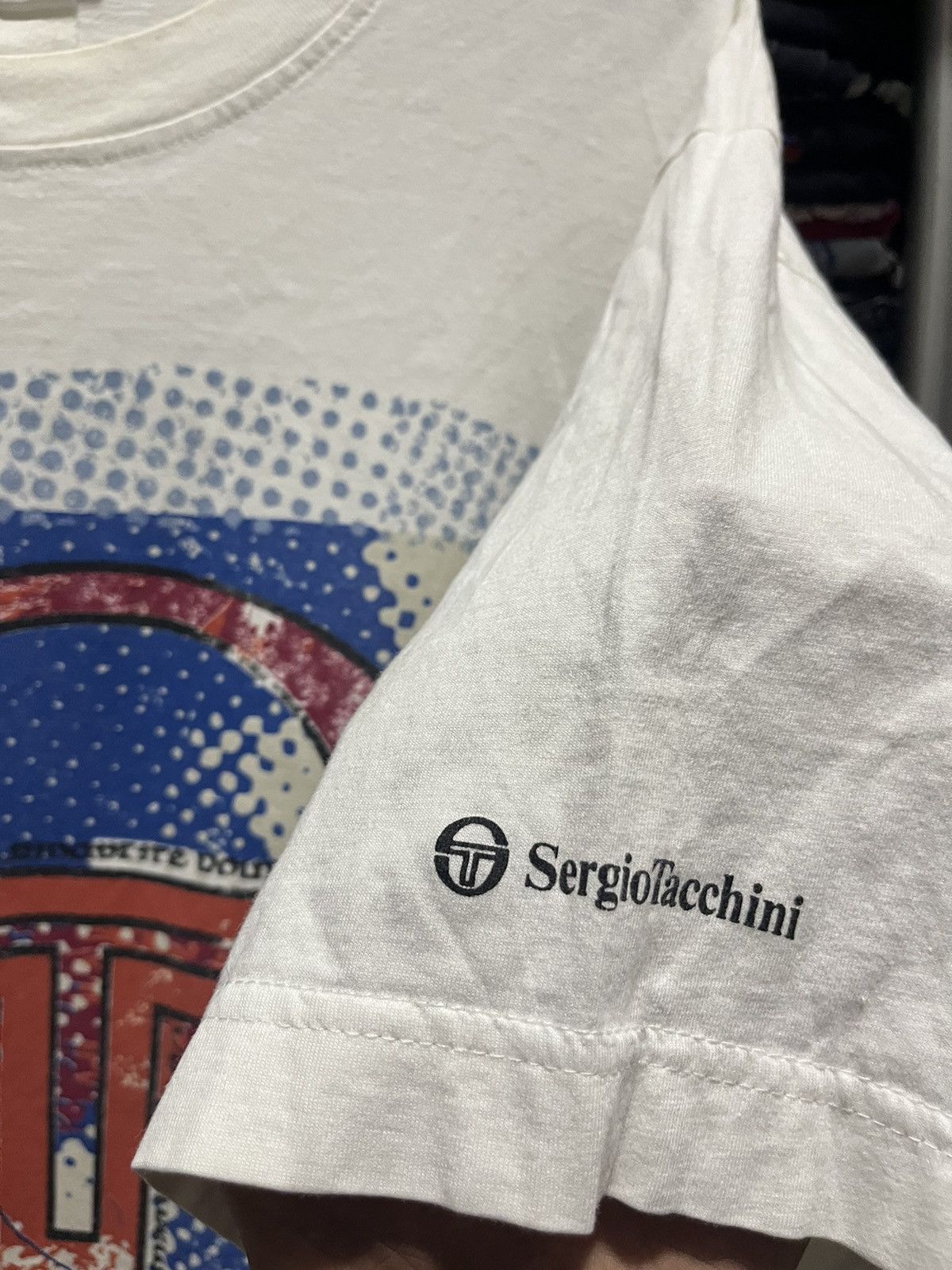 Sergio Tacchini Sergio Tacchini Big Logo Tee 90s Size US L / EU 52-54 / 3 - 3 Thumbnail