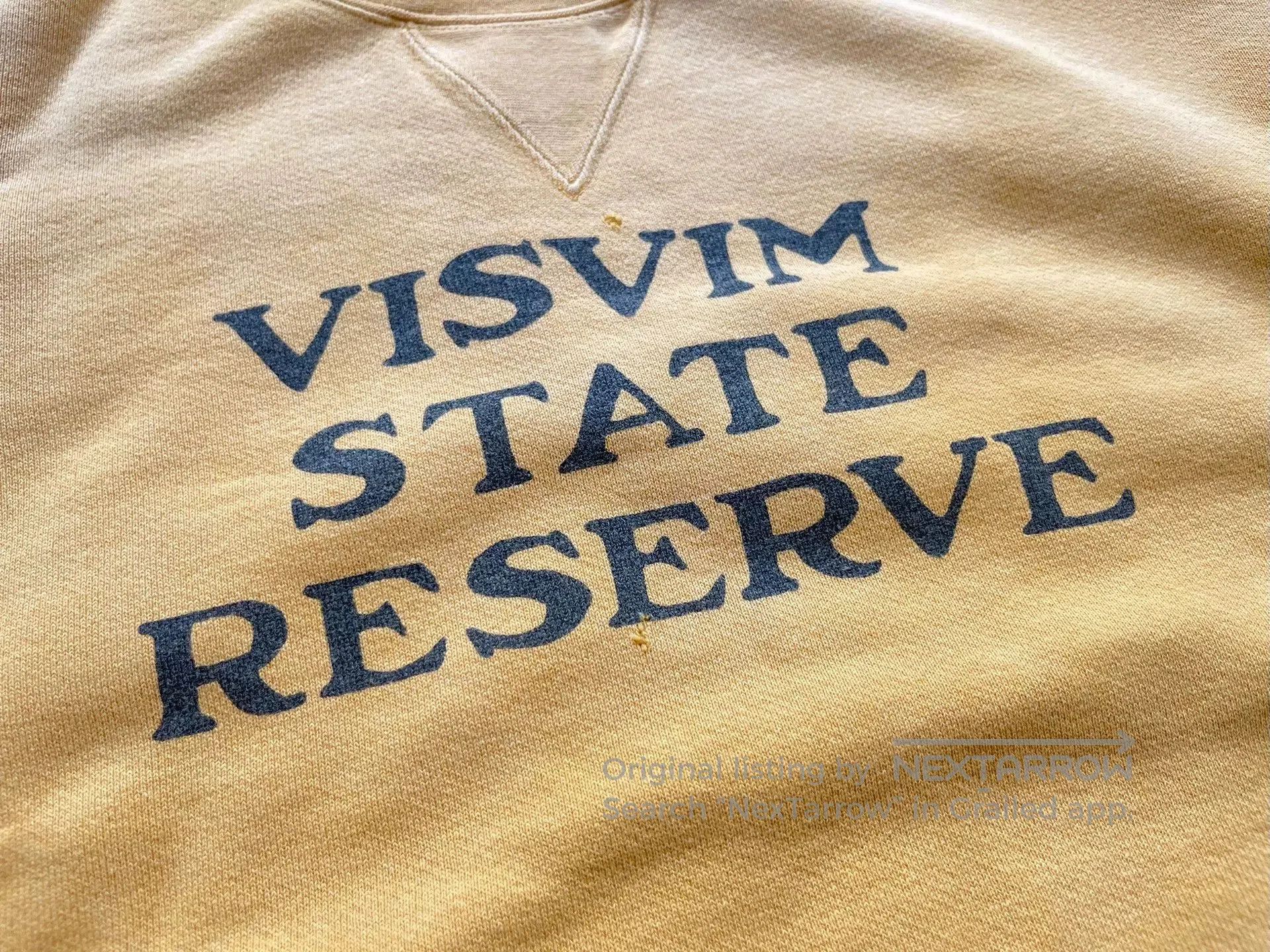 Visvim VISVIM Jumbo SB Sweatshirt in Yellow. Size US L / EU 52-54 / 3 - 4 Thumbnail