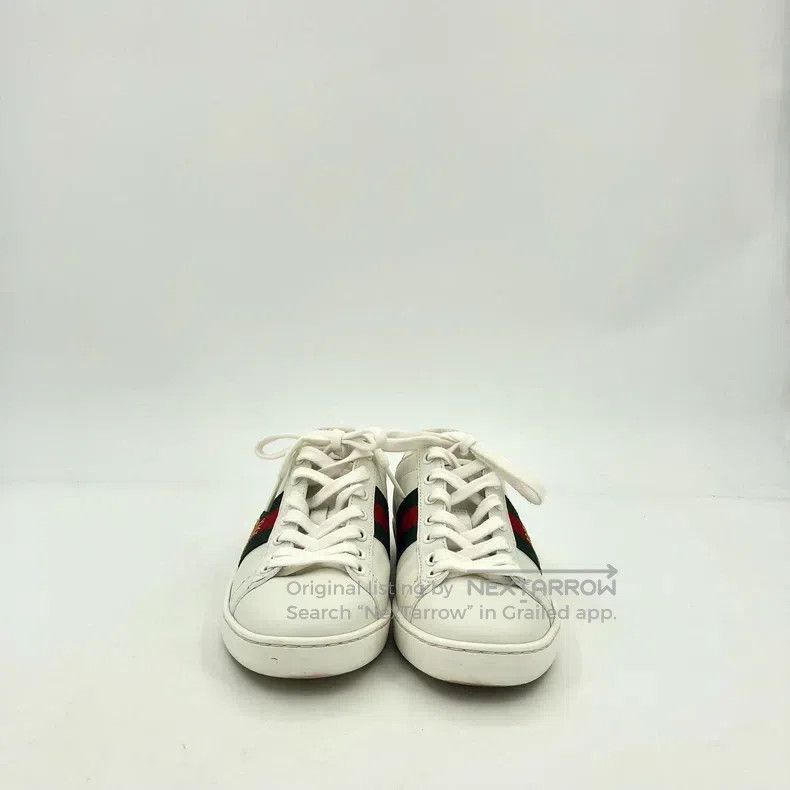 Other Gucci White, red and green webbing little bee embroidery l Size US 12 / IT 42 - 3 Thumbnail